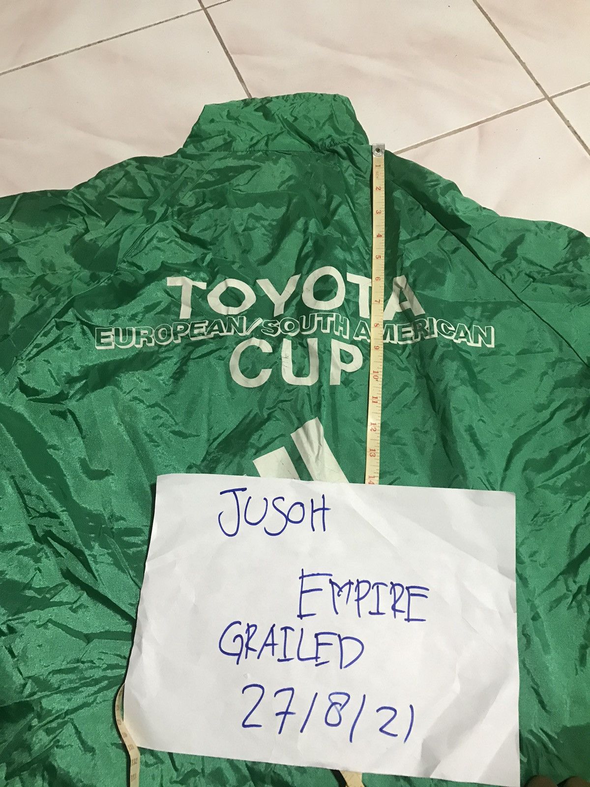 Vintage VINTAGE 90s ADIDAS TOYOTA CUP JACKET Size US L / EU 52-54 / 3 - 12 Thumbnail