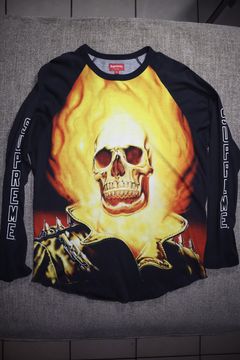 Supreme Ghost Rider Raglan Top | Grailed