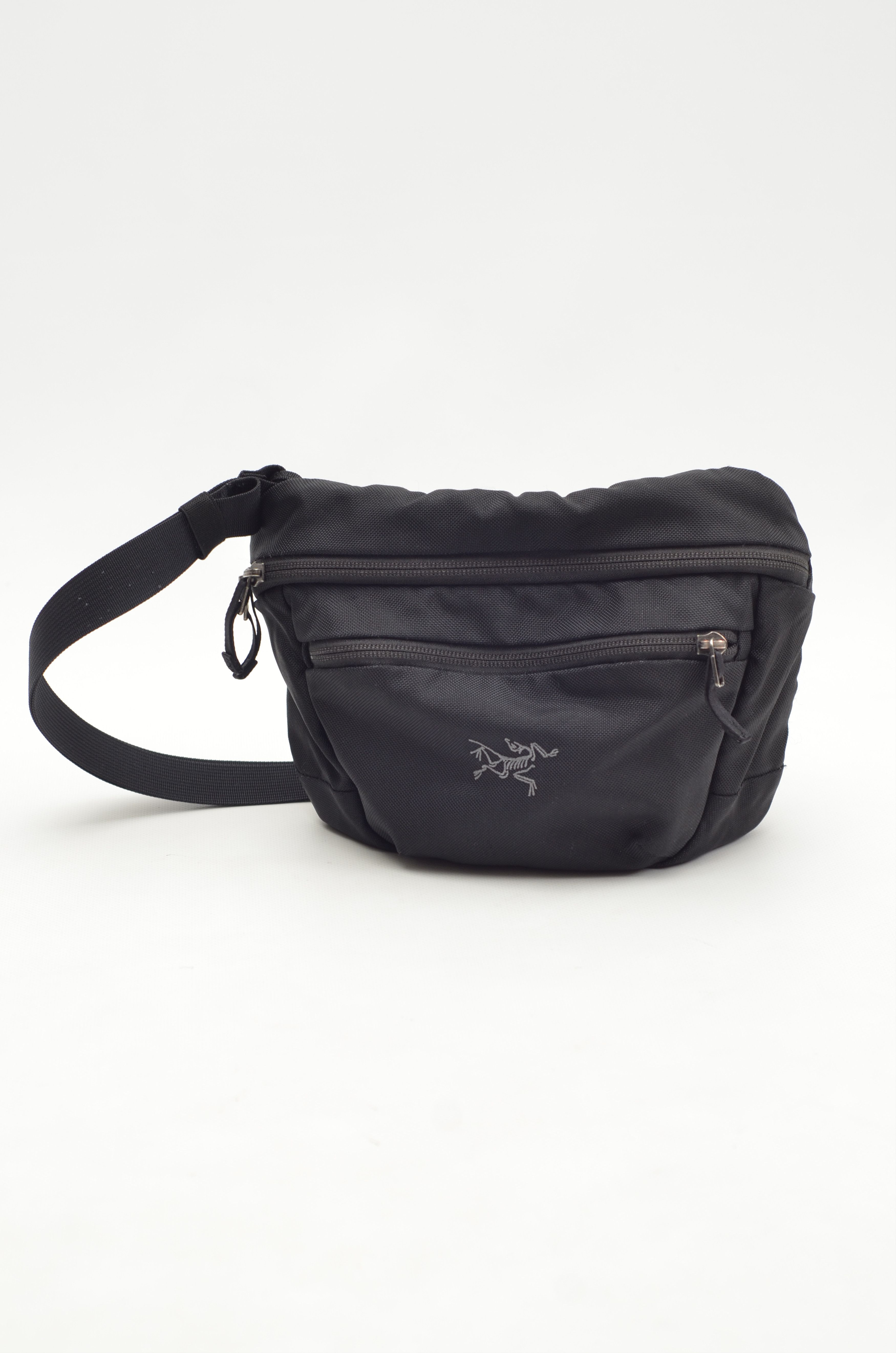 Arc'Teryx Arc'teryx Black Nylon Messenger Belt Bag Waist Pack Grailed