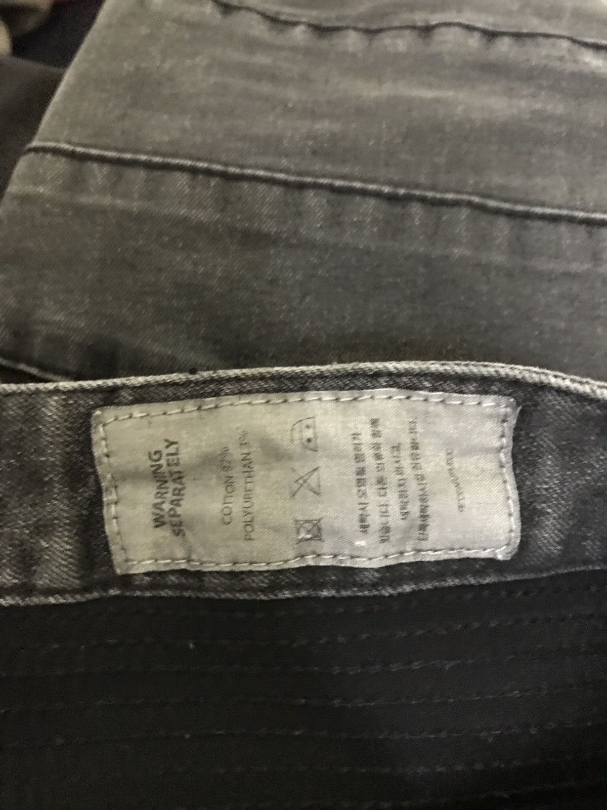 Designer BIKER JEANS SKINNY DESIGN Size US 32 / EU 48 - 4 Thumbnail