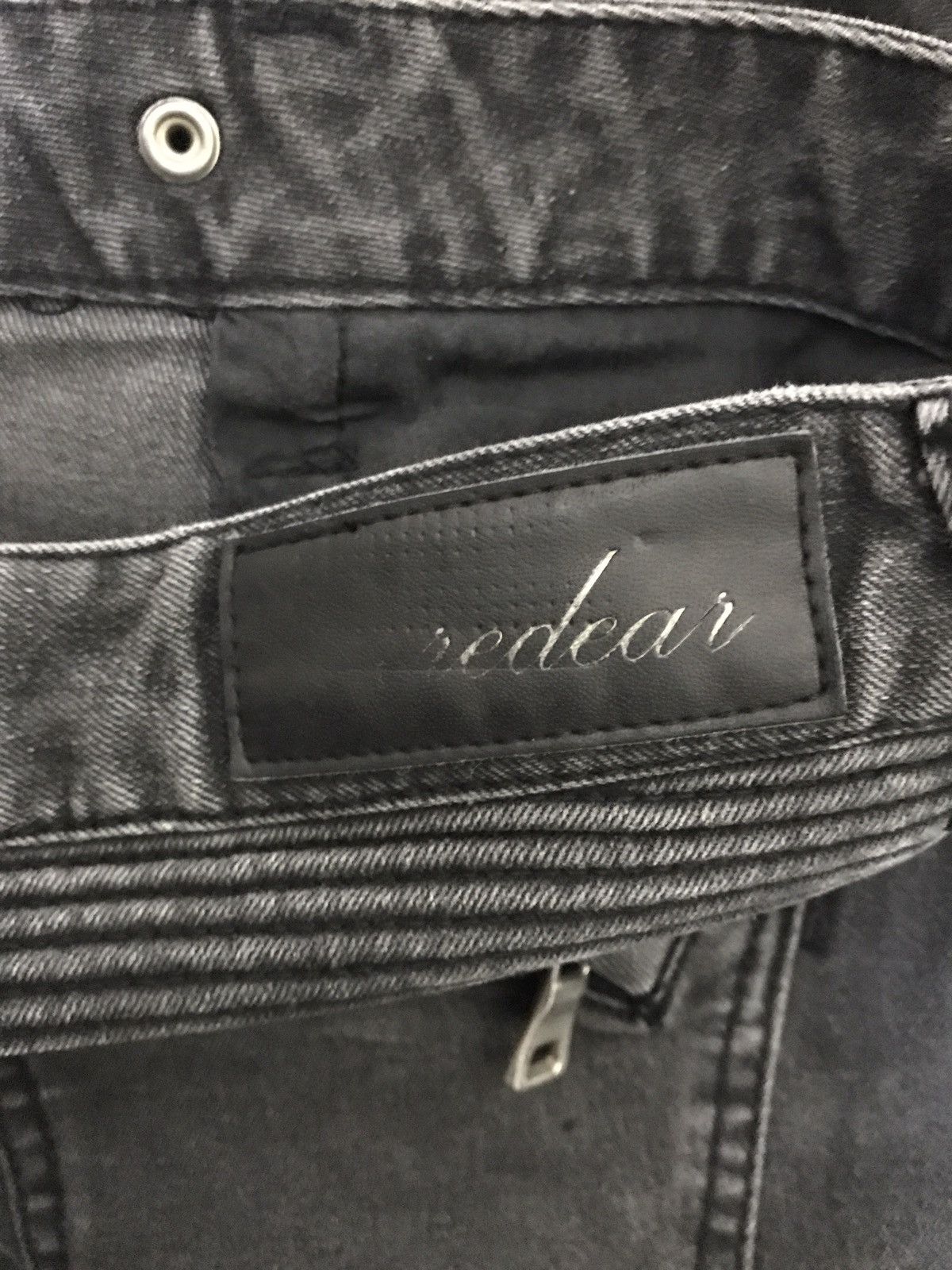 Designer BIKER JEANS SKINNY DESIGN Size US 32 / EU 48 - 5 Thumbnail