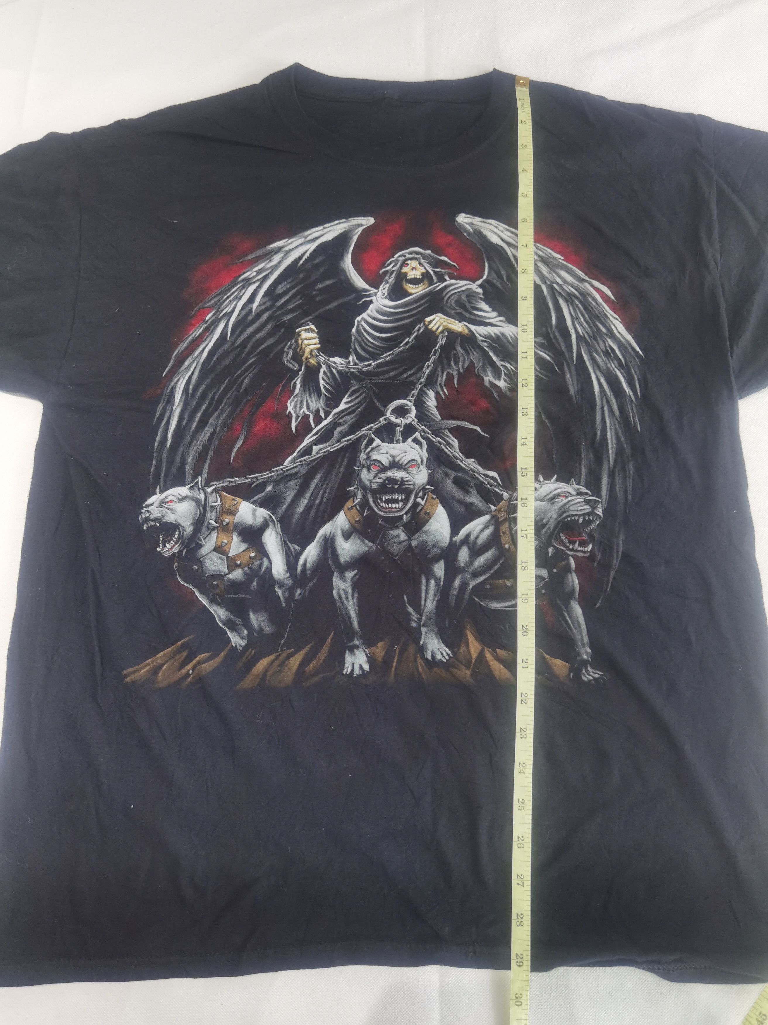 Fruit Of The Loom × Other × Vintage Vintage Grim Reaper Size US XL / EU 56 / 4 - 6 Thumbnail