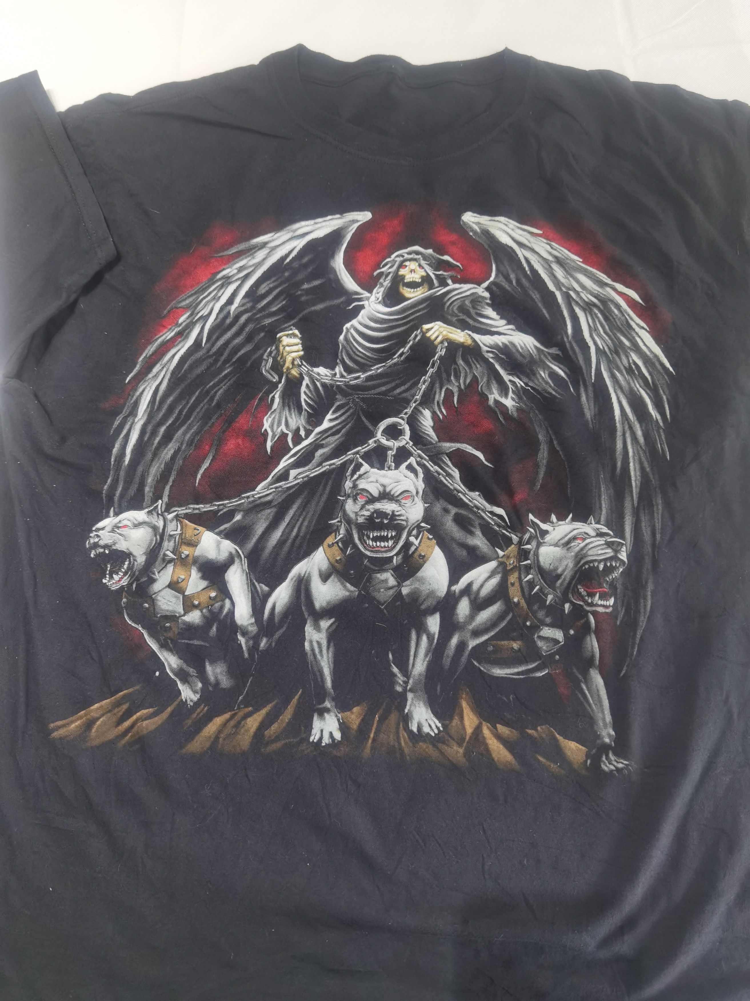 Fruit Of The Loom × Other × Vintage Vintage Grim Reaper Size US XL / EU 56 / 4 - 3 Thumbnail