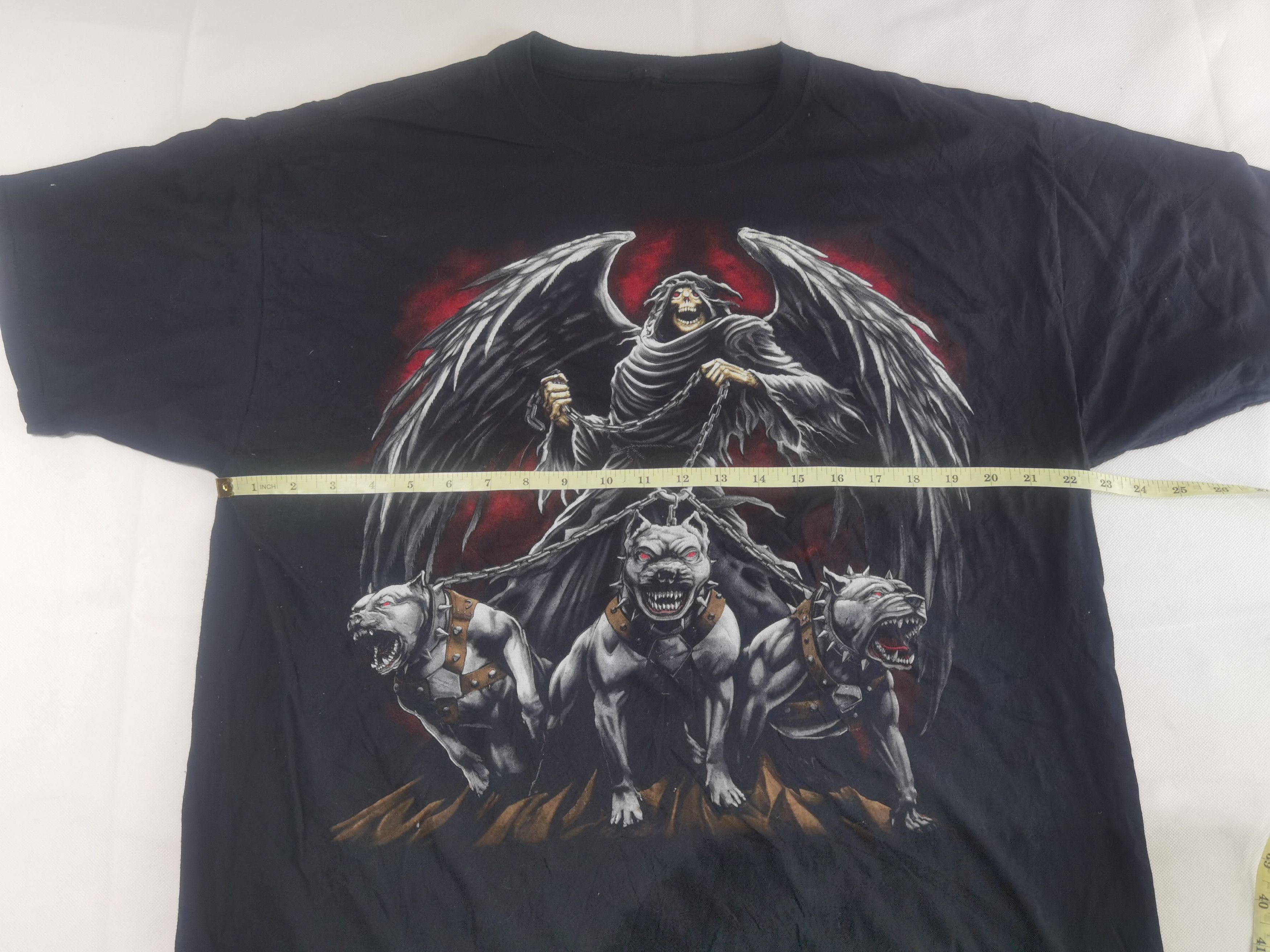 Fruit Of The Loom × Other × Vintage Vintage Grim Reaper Size US XL / EU 56 / 4 - 7 Thumbnail