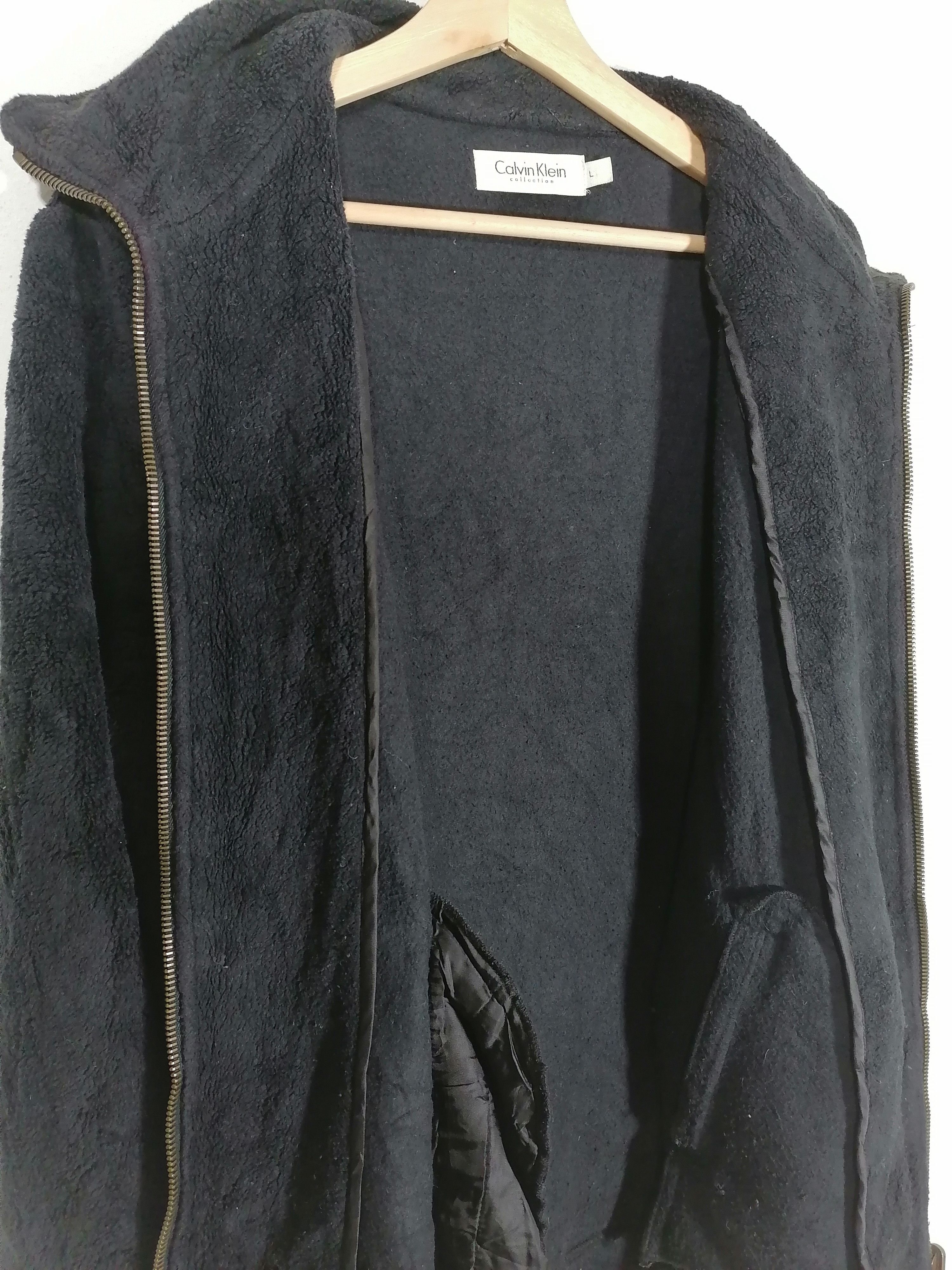 Calvin Klein × Designer Calvin Klein Fur Jacket Size US L / EU 52-54 / 3 - 5 Thumbnail