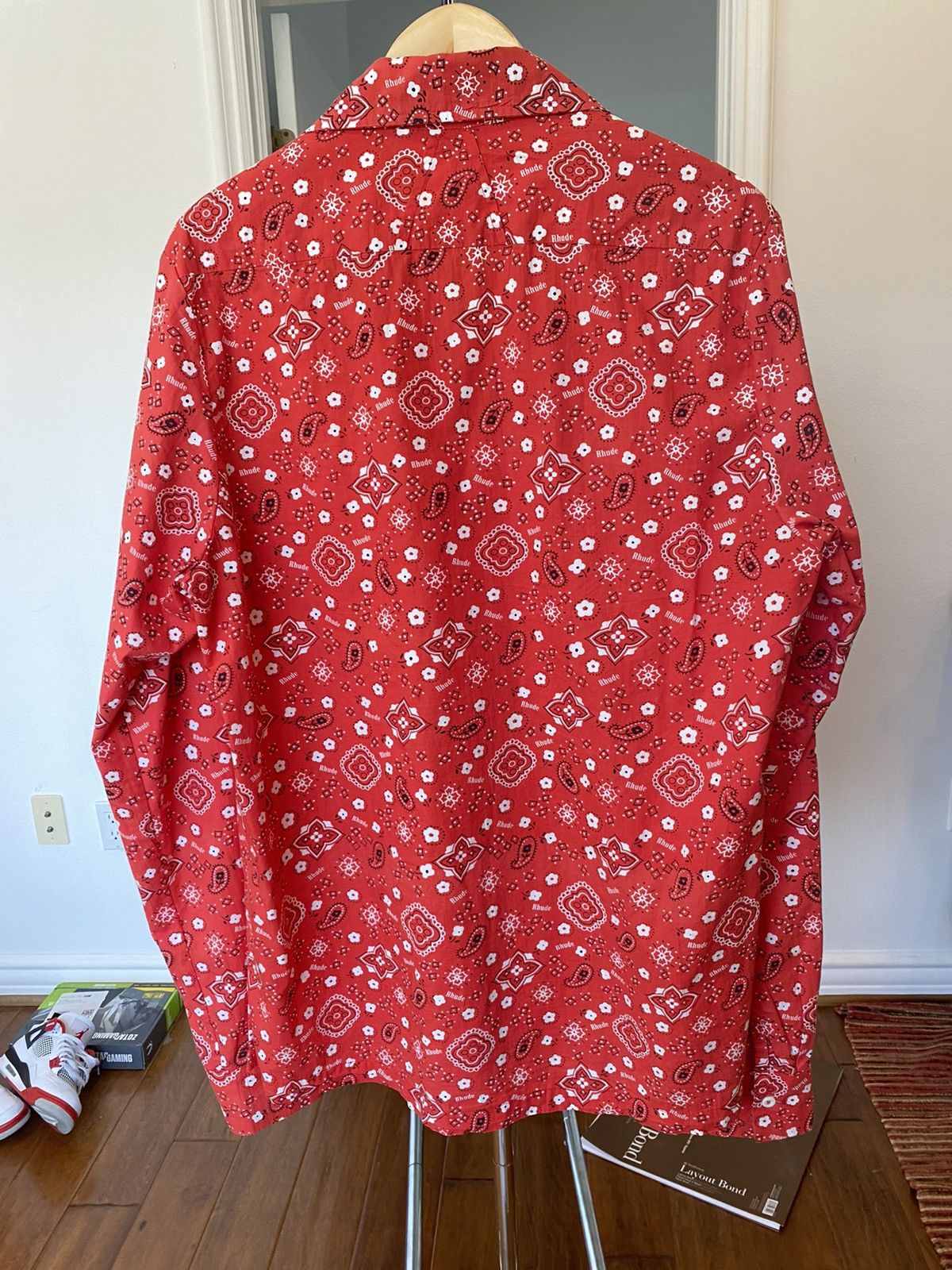Rhude Rhude Bandana Button Up Red Size US L / EU 52-54 / 3 - 3 Thumbnail