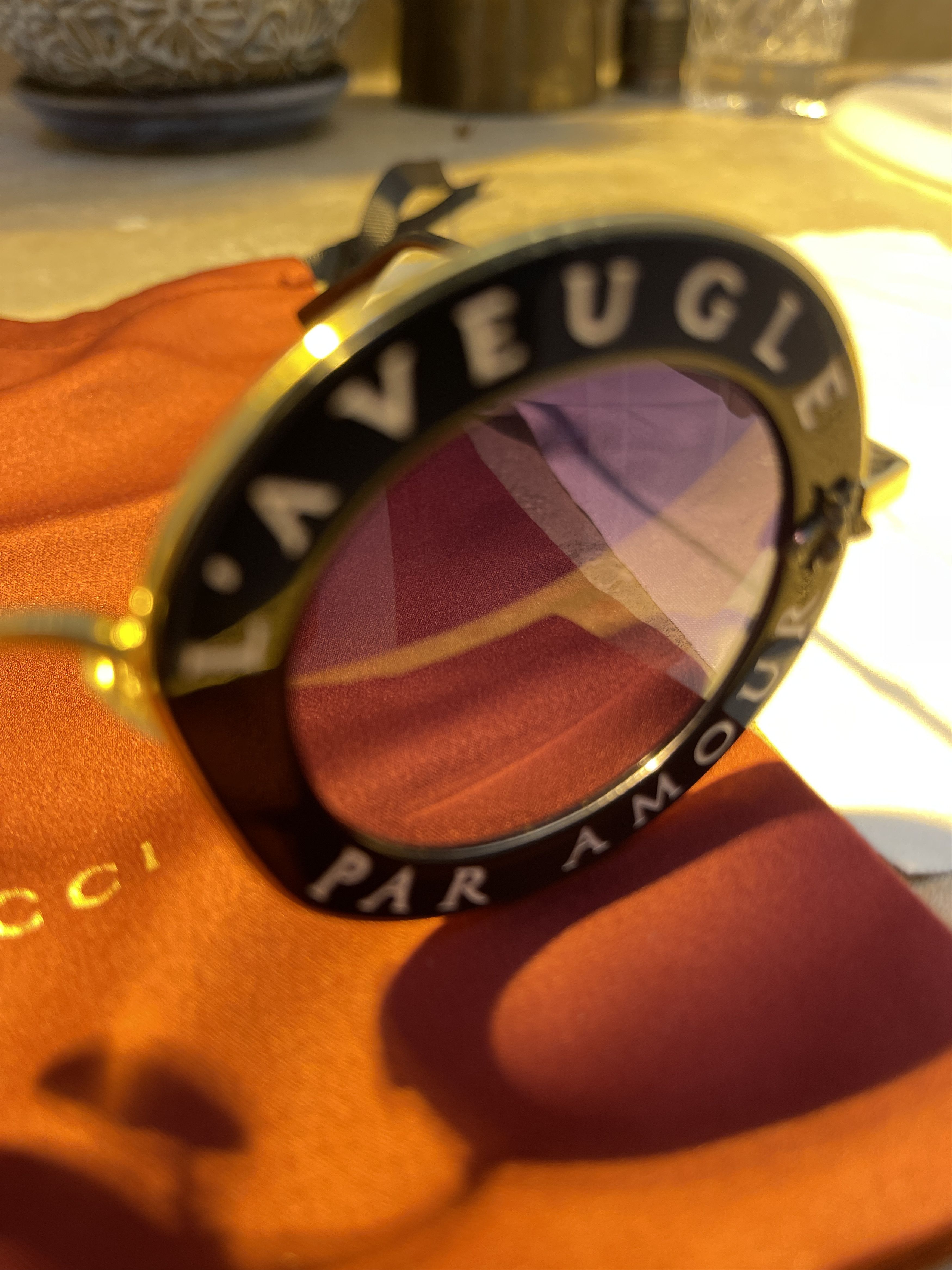 Gucci L’aveugle par amour sunglasses Size ONE SIZE - 14 Thumbnail