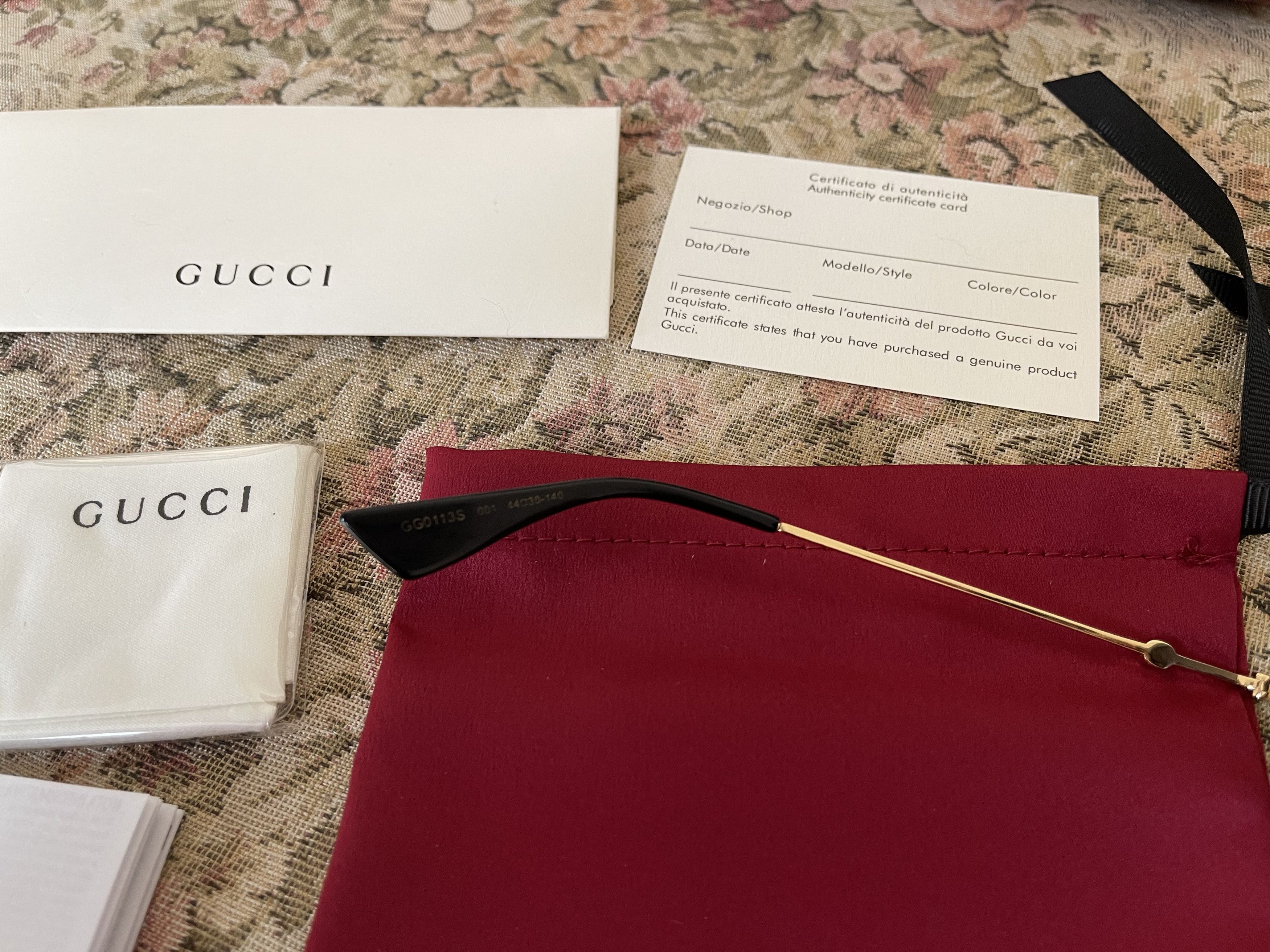Gucci L’aveugle par amour sunglasses Size ONE SIZE - 12 Thumbnail