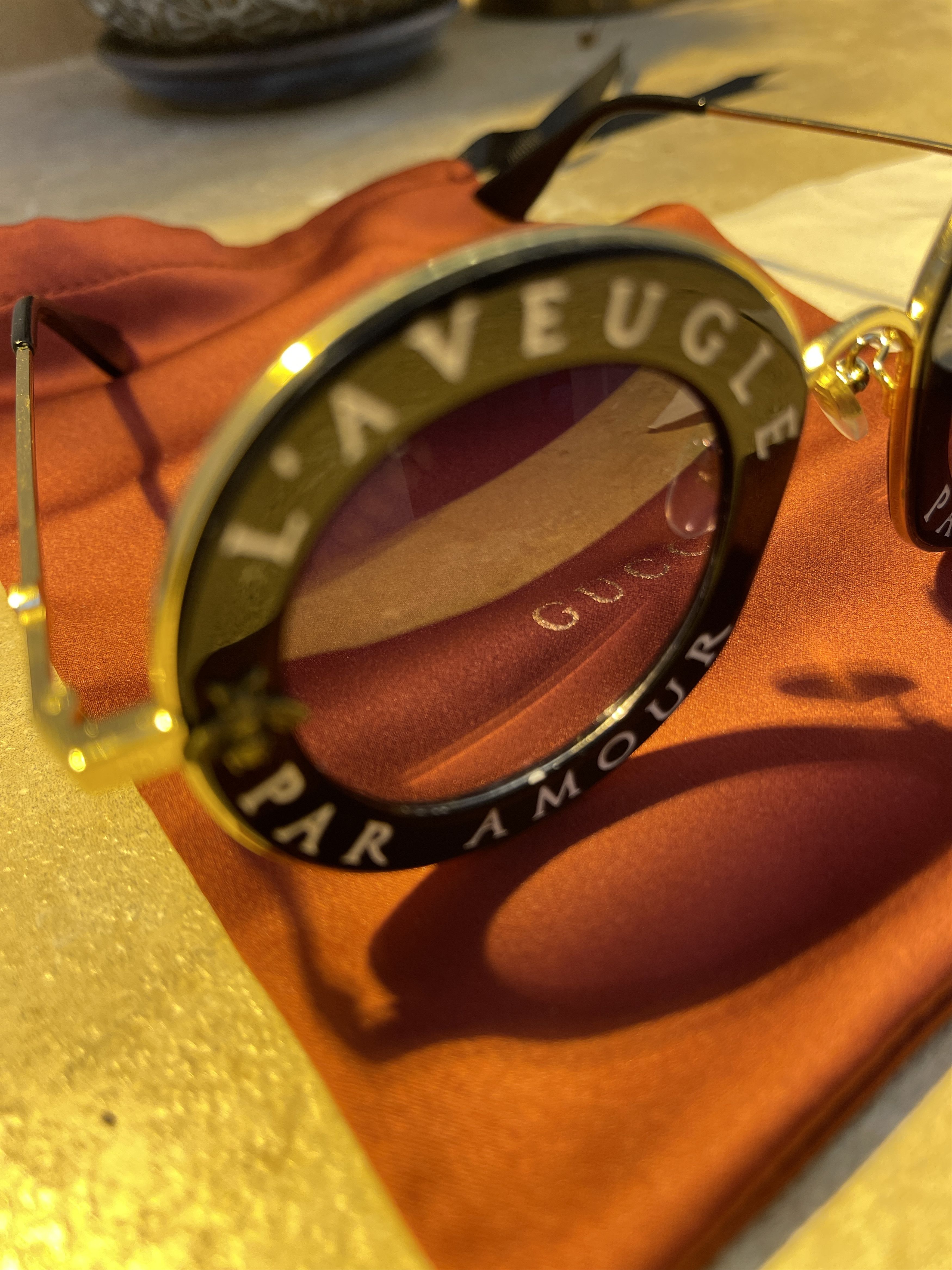 Gucci L’aveugle par amour sunglasses Size ONE SIZE - 13 Thumbnail