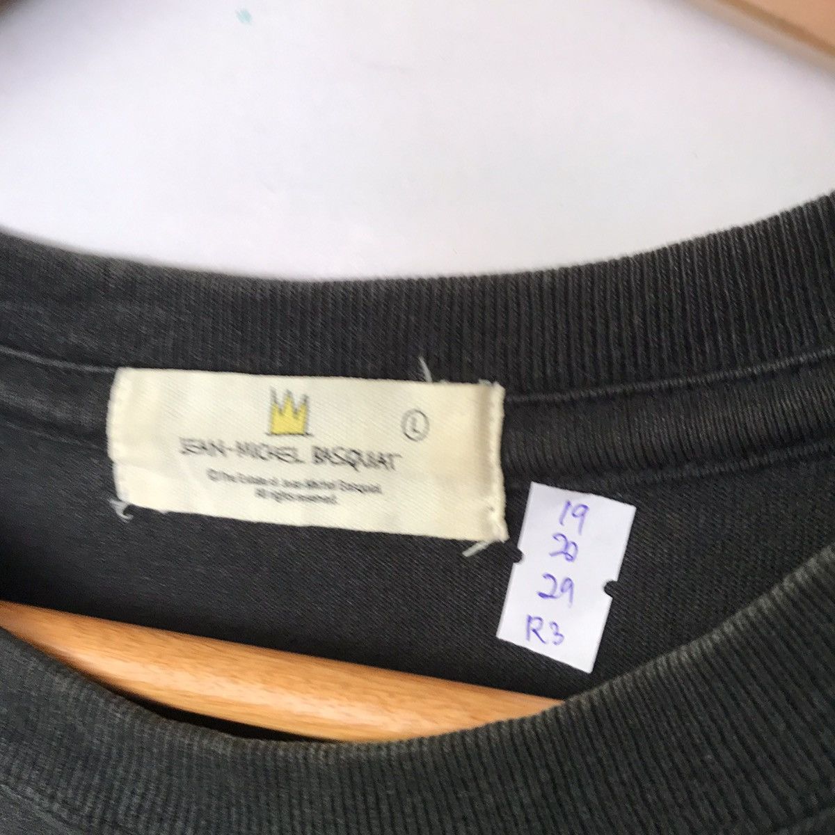 Jean-Michel Basquiat × Vintage Jean michel basquiat “Jersey job Walcott” design tshir Size US L / EU 52-54 / 3 - 3 Thumbnail