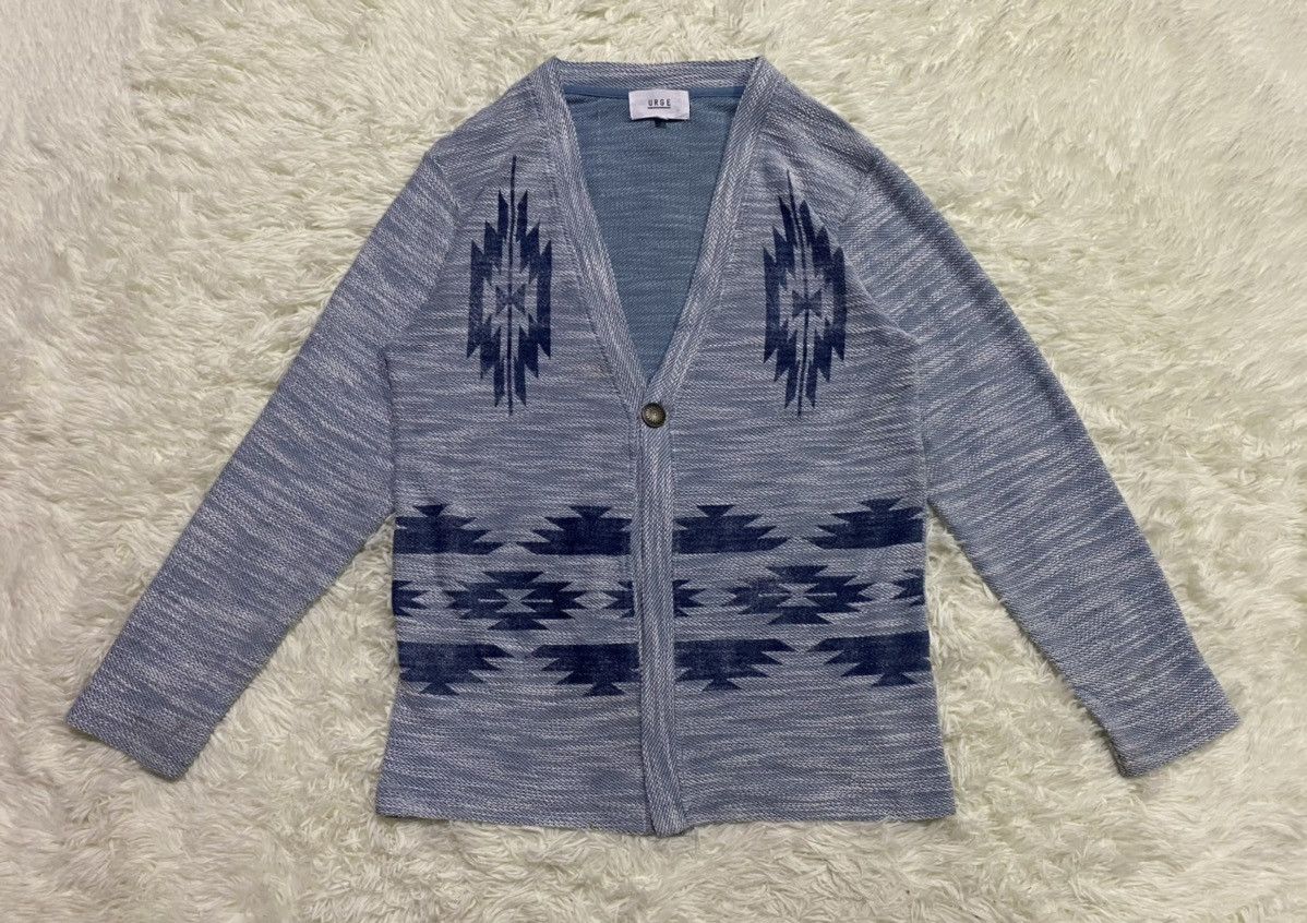 Urge Nevajo Pattern Knitted Cardigan