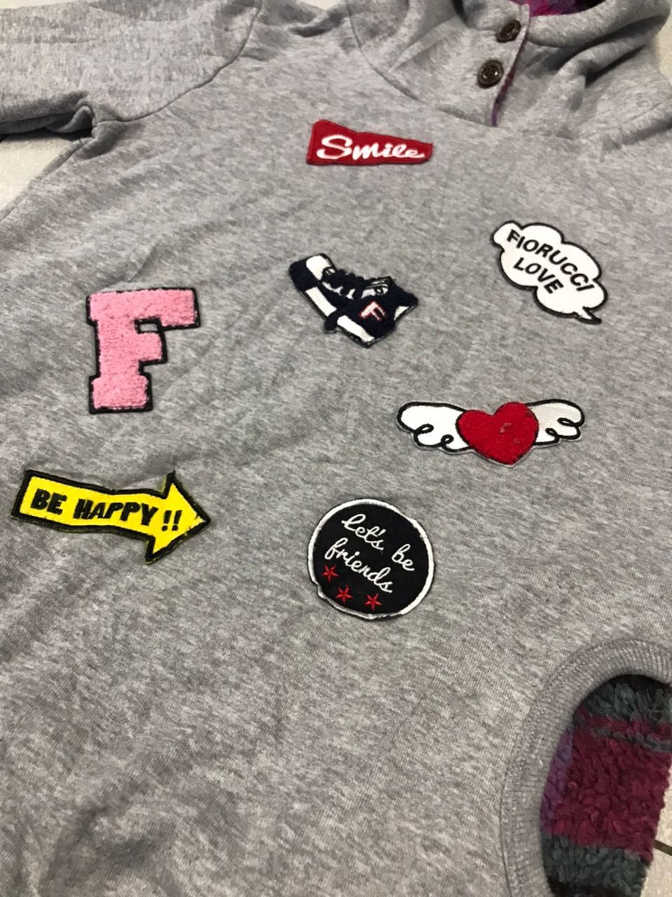 Fiorucci Fiorucci Sweatshirt Patches Hoodies Size US S / EU 44-46 / 1 - 4 Thumbnail