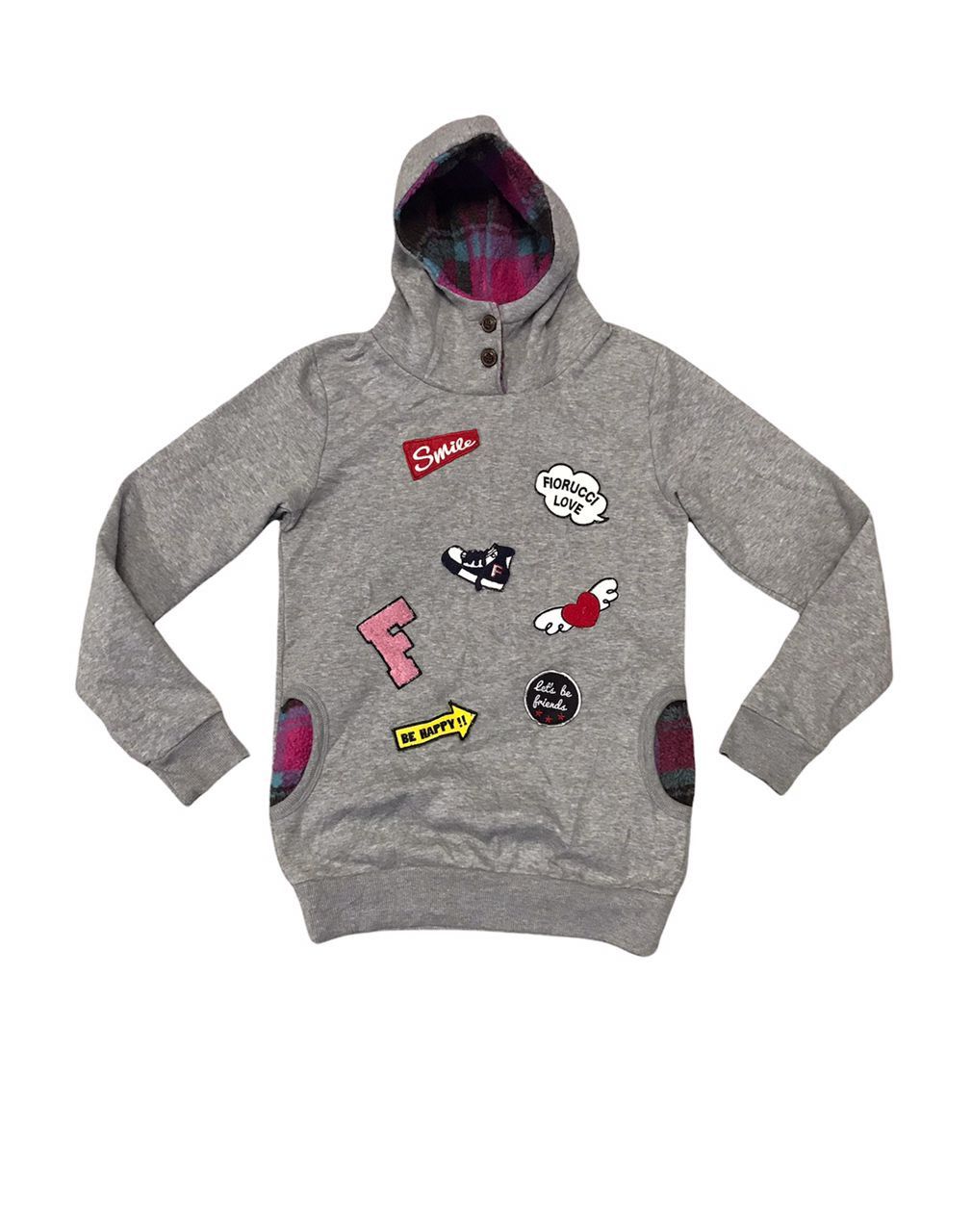 Fiorucci Fiorucci Sweatshirt Patches Hoodies Size US S / EU 44-46 / 1 - 2 Thumbnail