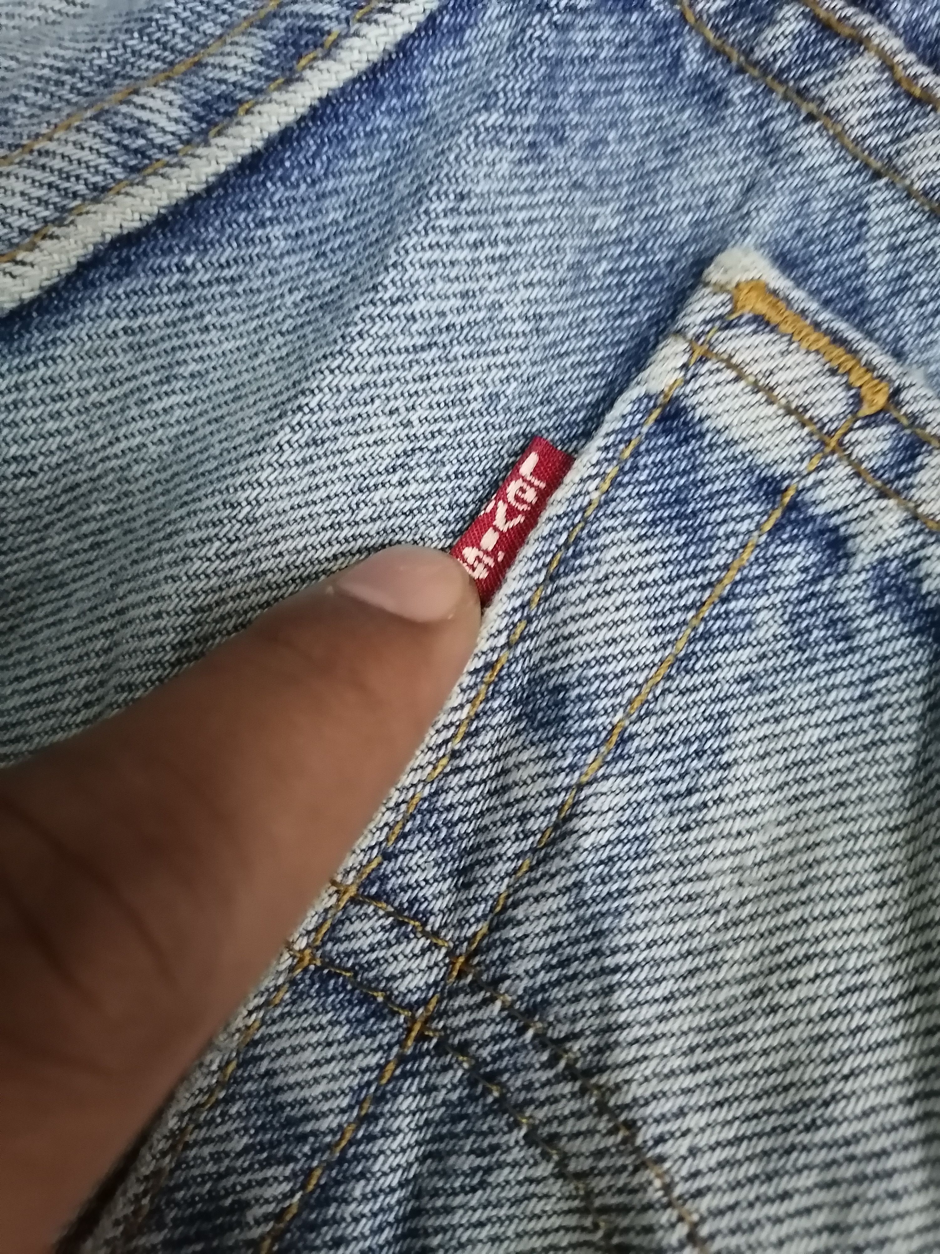 Levi's Vintage Clothing × Vintage Vintage 90s Levi's 510 Distressed Denim Pants Size US 32 / EU 48 - 6 Thumbnail