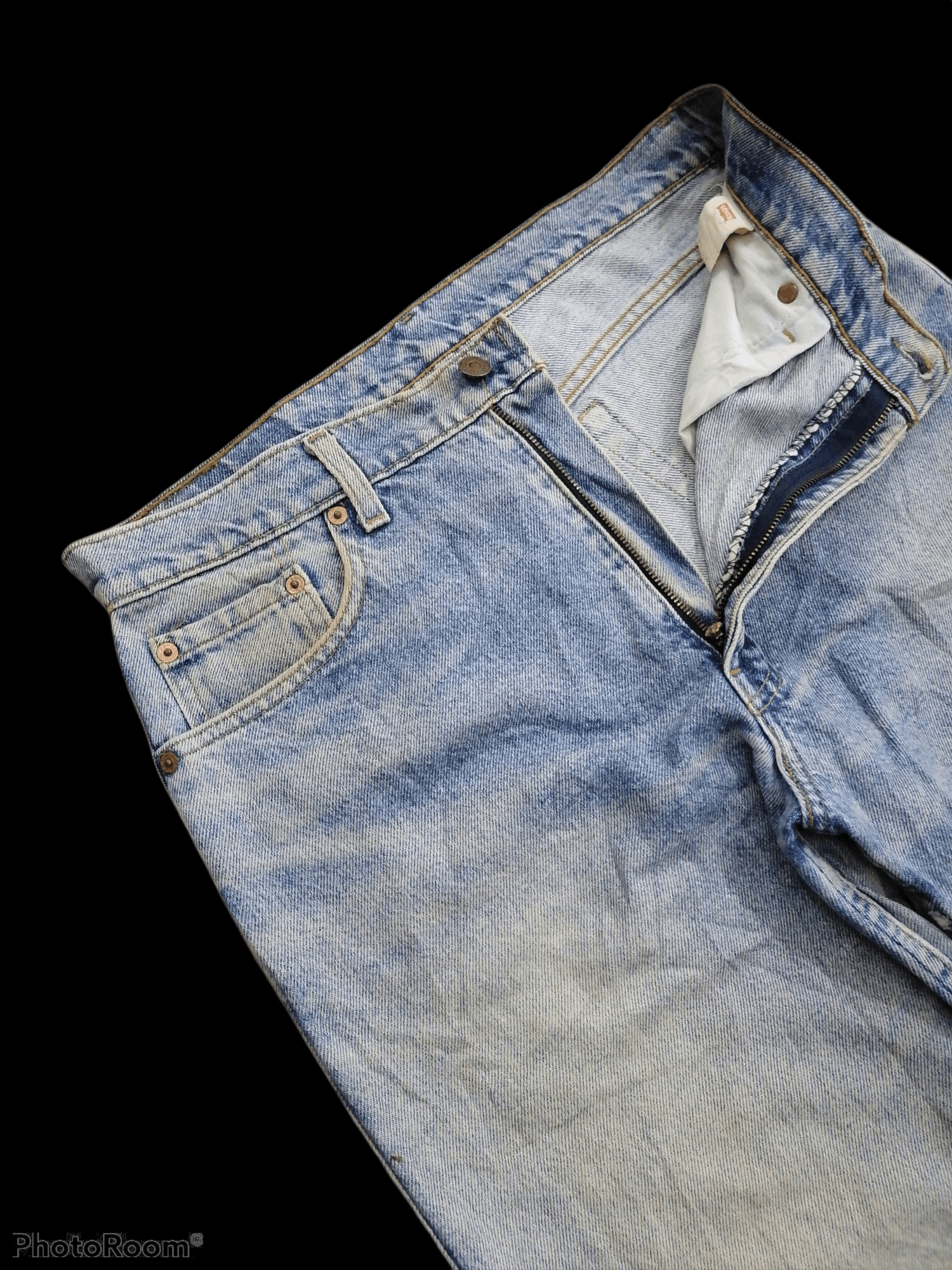 Levi's Vintage Clothing × Vintage Vintage 90s Levi's 510 Distressed Denim Pants Size US 32 / EU 48 - 3 Thumbnail