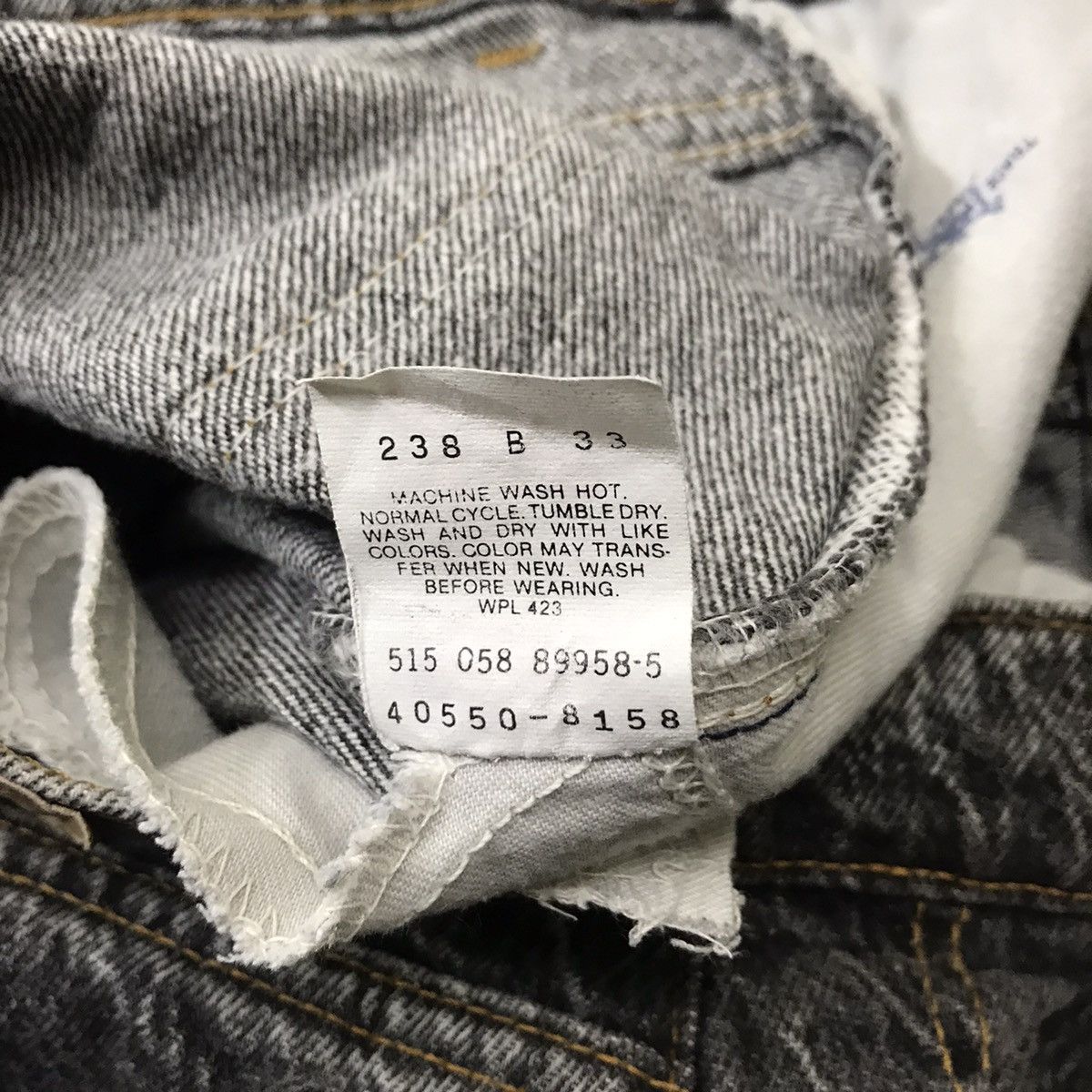 Levi's Vintage 80s Levis Silvertab Stone Wash Jeans Size US 28 / EU 44 - 20 Thumbnail