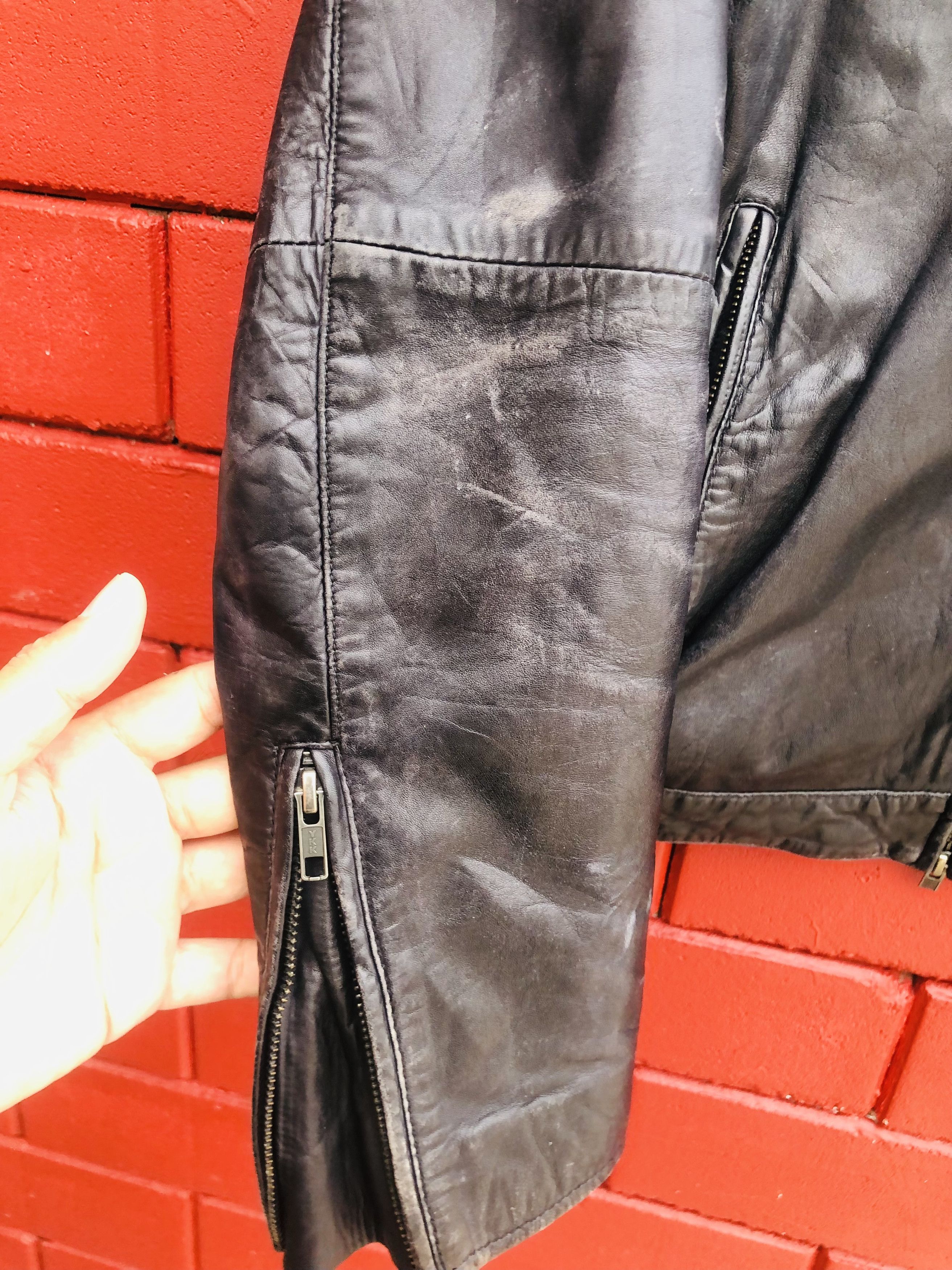Japanese Brand × Journal Standard Vintage Journal Standart Leather Jacket Travis Scott Style Size US M / EU 48-50 / 2 - 8 Thumbnail