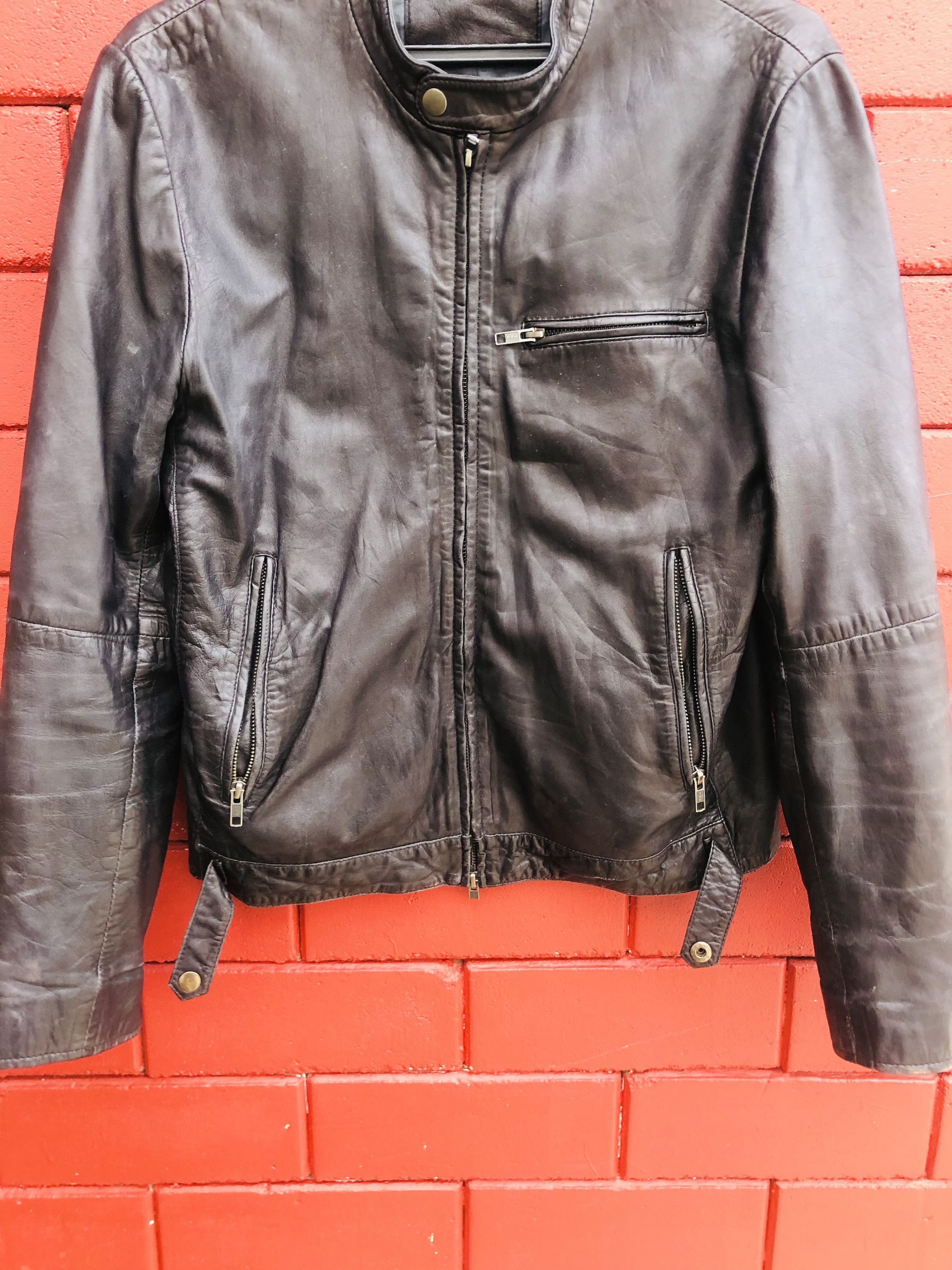 Japanese Brand × Journal Standard Vintage Journal Standart Leather Jacket Travis Scott Style Size US M / EU 48-50 / 2 - 4 Thumbnail