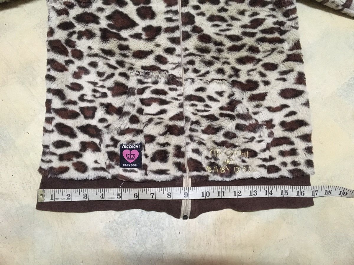 Japanese Brand Nicoichi Baby Doll Leopard Printed Hoodie Sweater Size US S / EU 44-46 / 1 - 8 Thumbnail