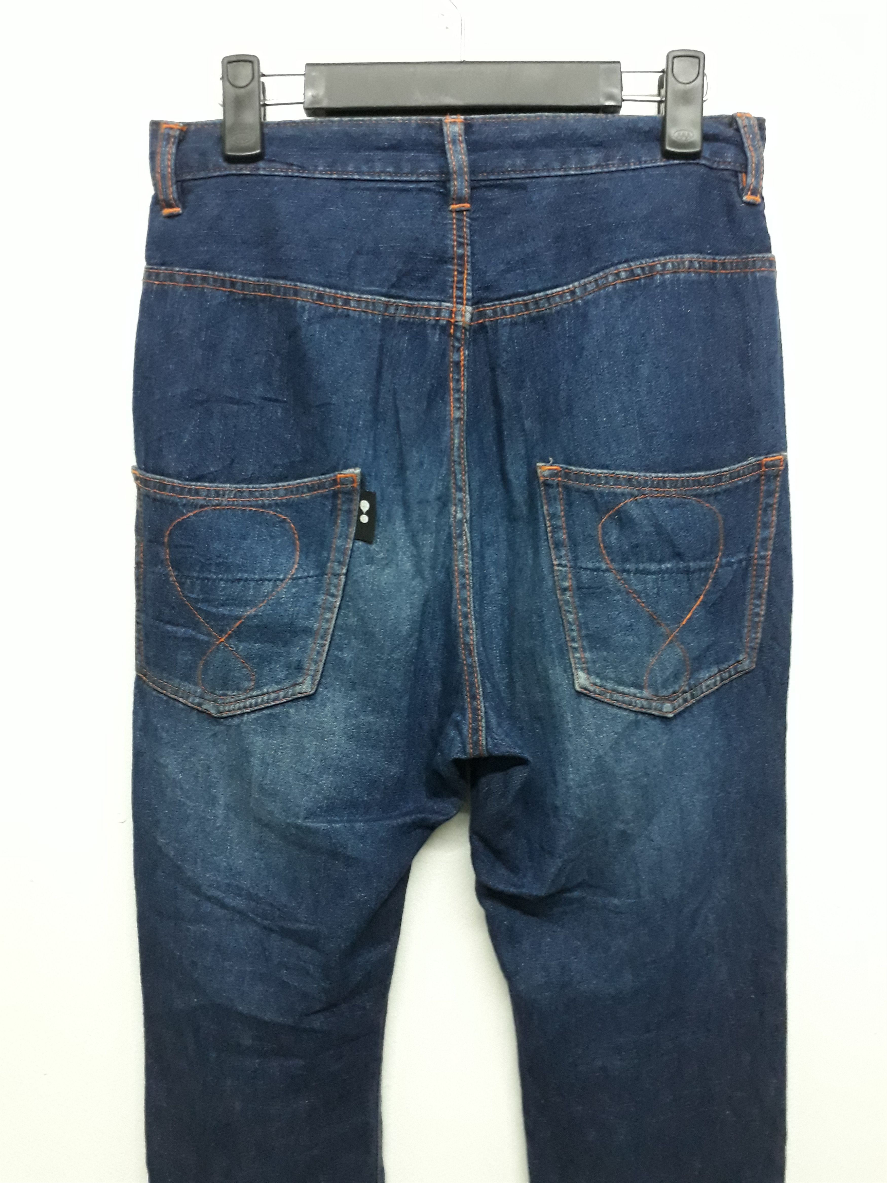 Issey Miyake MERCIBEAUCOUP Issey Miyake Blue Navy Japanese Denim Pants Size US 29 - 2 Thumbnail
