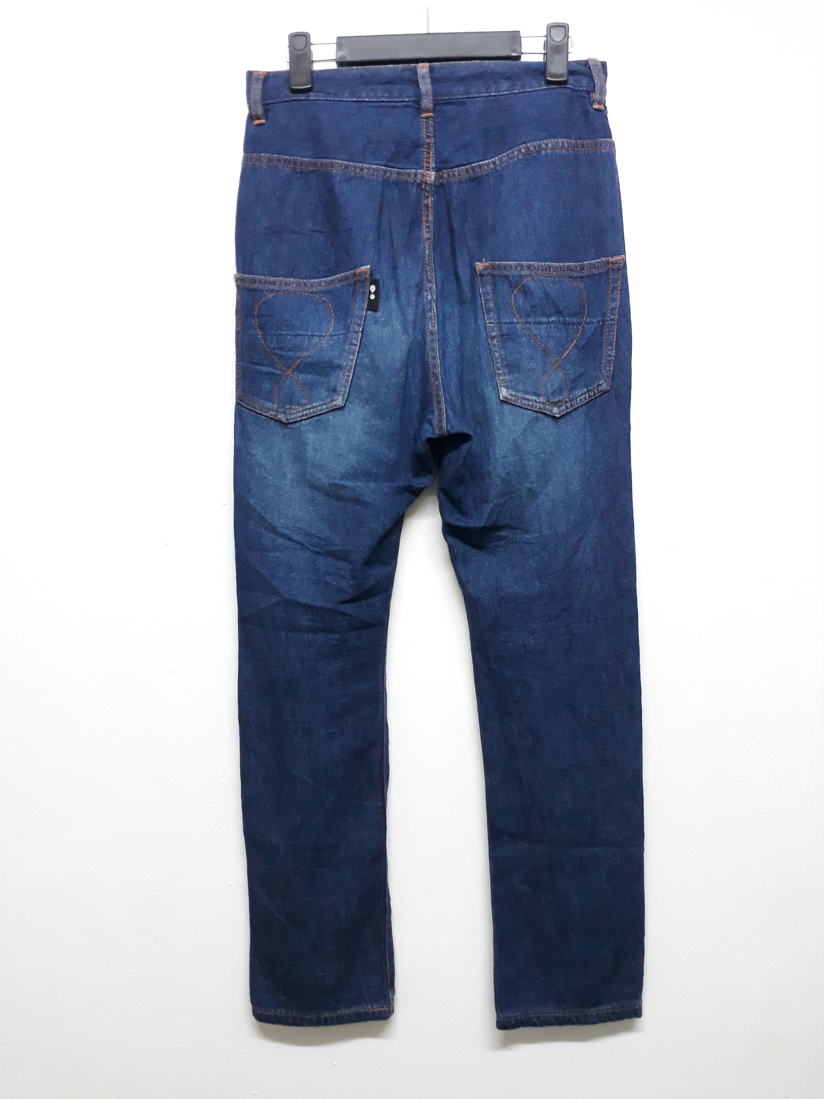 Issey Miyake MERCIBEAUCOUP Issey Miyake Blue Navy Japanese Denim Pants Size US 29 - 4 Thumbnail