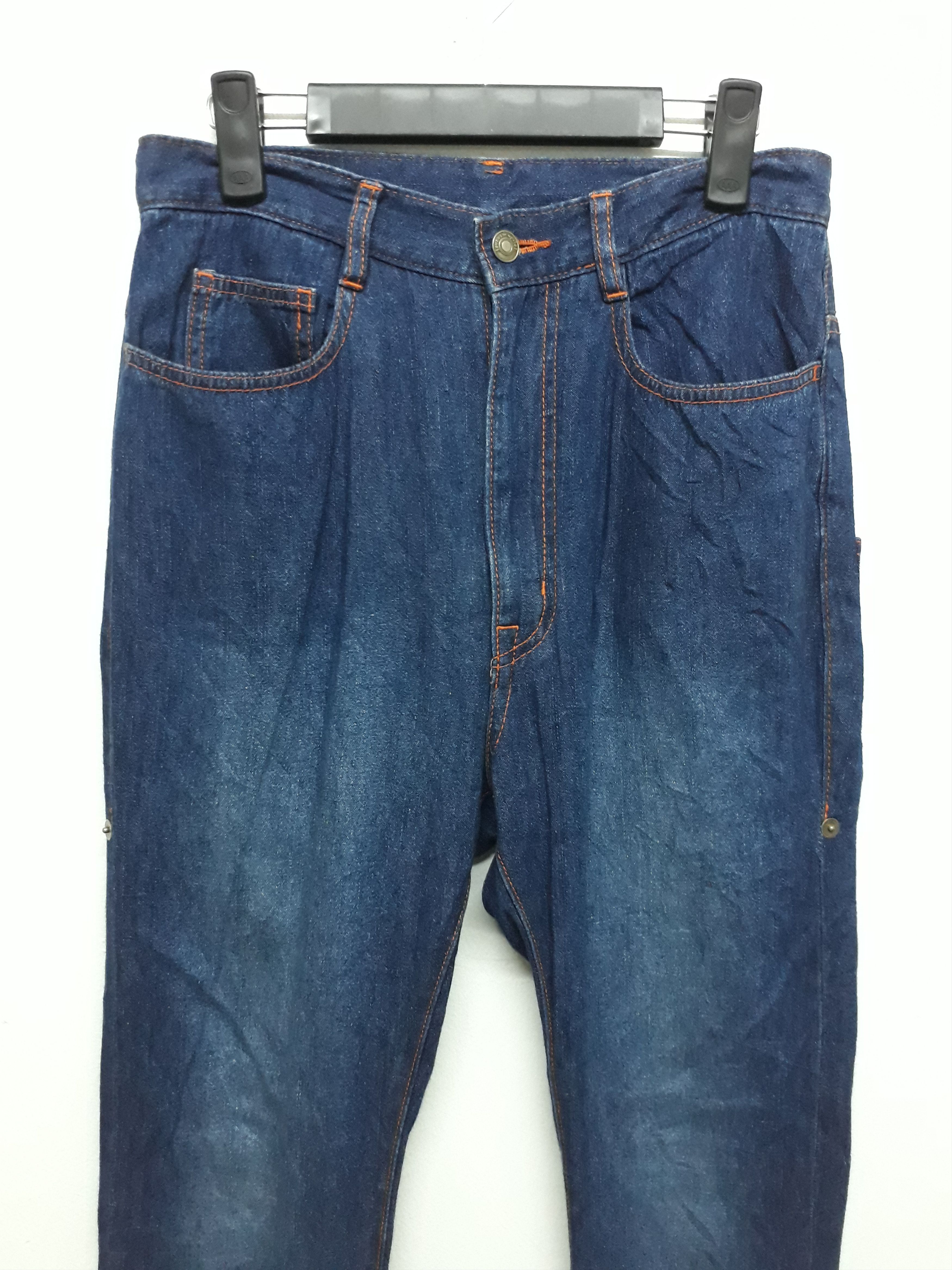 Issey Miyake MERCIBEAUCOUP Issey Miyake Blue Navy Japanese Denim Pants Size US 29 - 3 Thumbnail