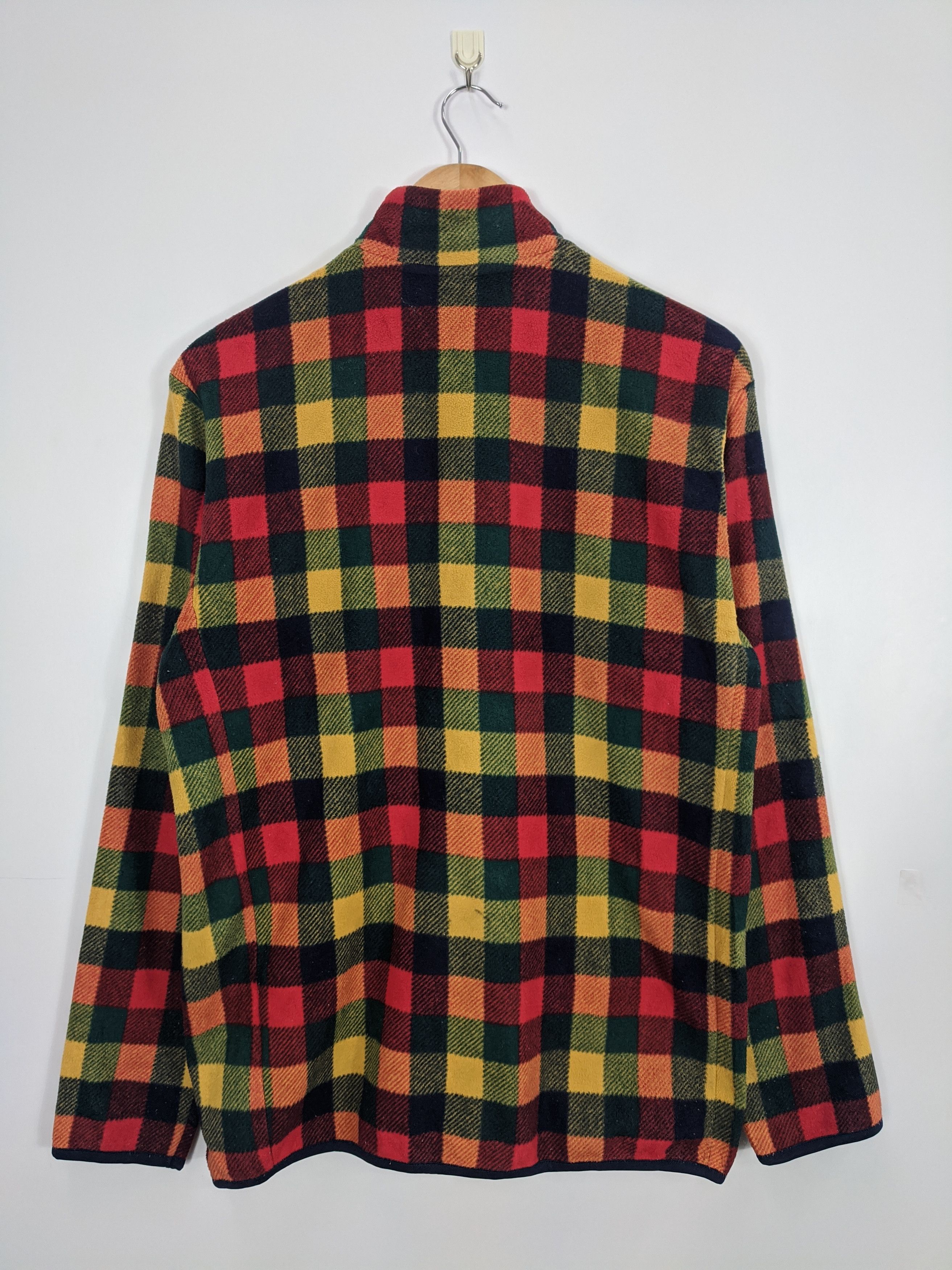 Japanese Brand × Uniqlo Uniqlo Fleece Jacket Plaid Multicolour Size US L / EU 52-54 / 3 - 3 Thumbnail
