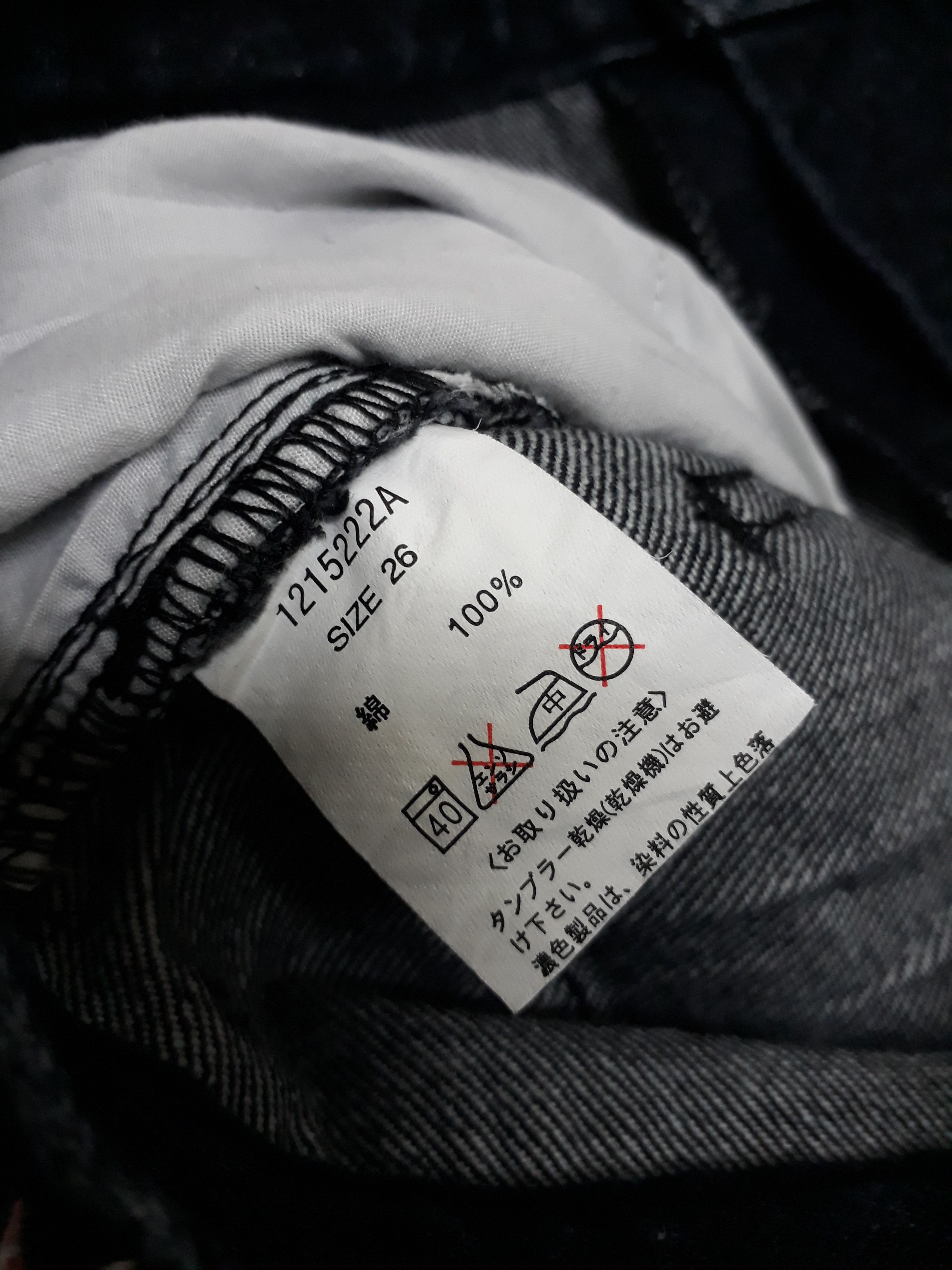 Japanese Brand BLUE MOON B.M.B Punk Black Colour Denim Pants Size US 30 / EU 46 - 6 Thumbnail
