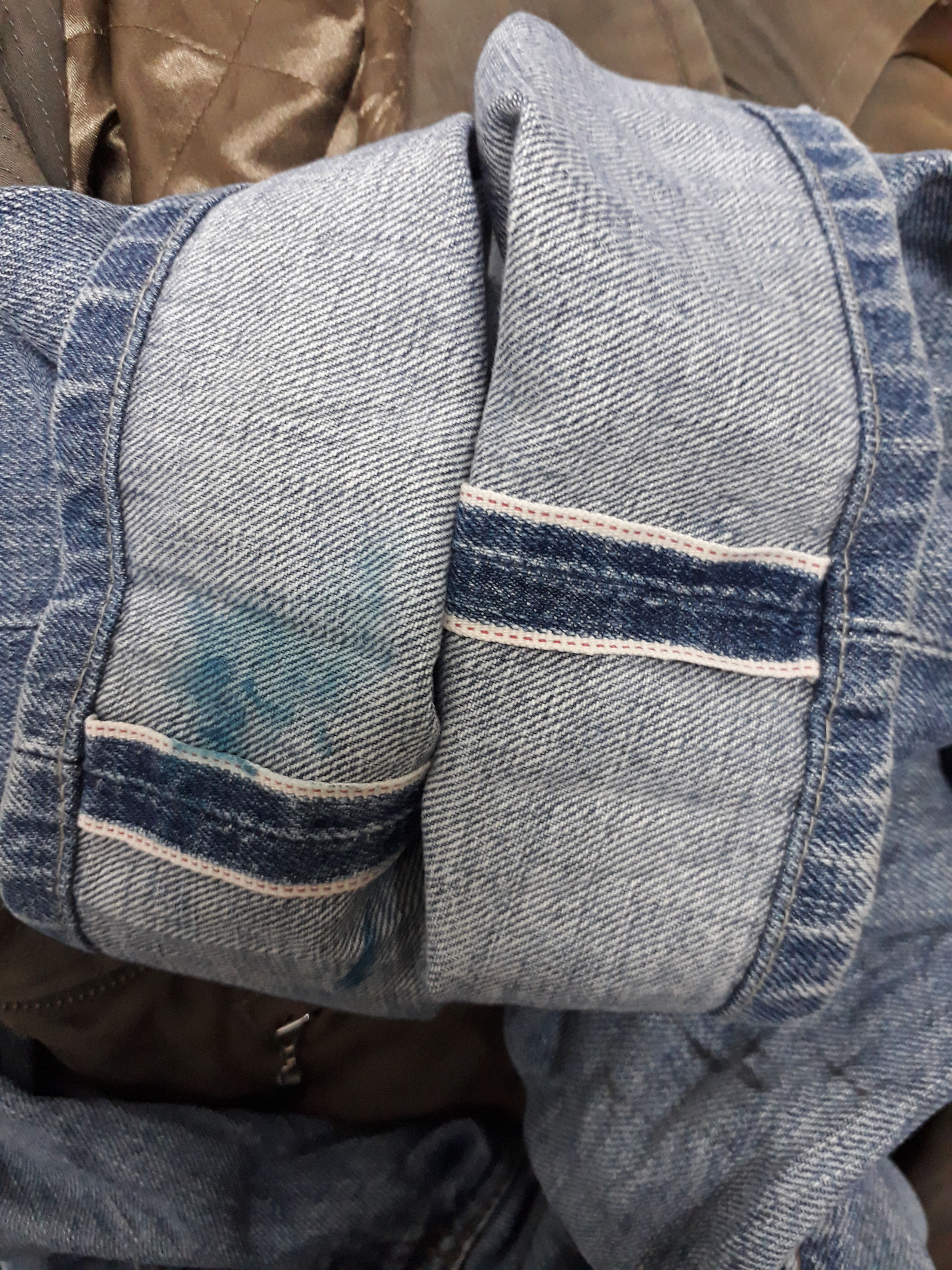 Levi's 💥Levi's 502 Big E Japanese Selvedge Stonewash Denim Pants Size US 31 - 4 Thumbnail