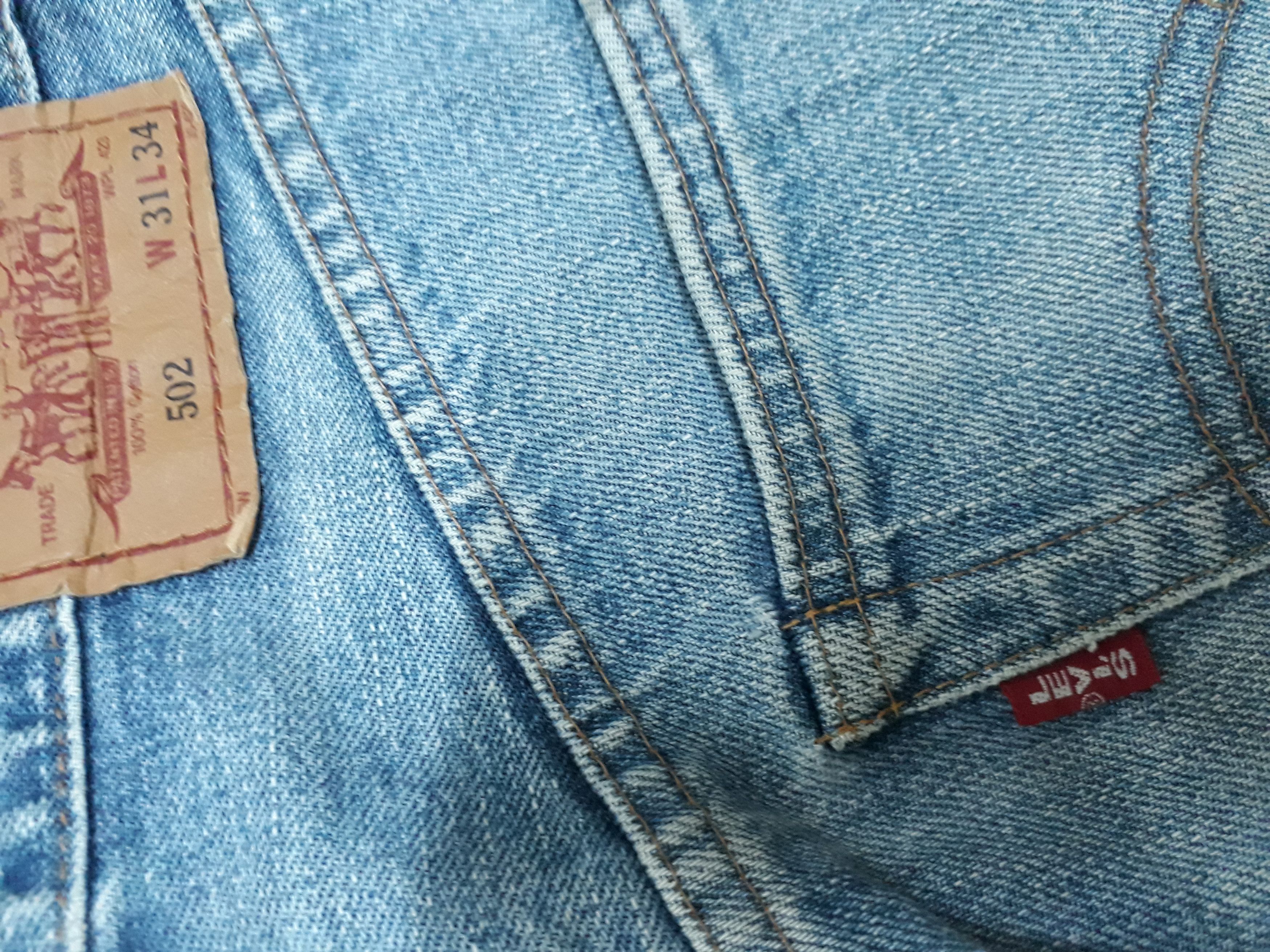 Levi's 💥Levi's 502 Big E Japanese Selvedge Stonewash Denim Pants Size US 31 - 8 Thumbnail