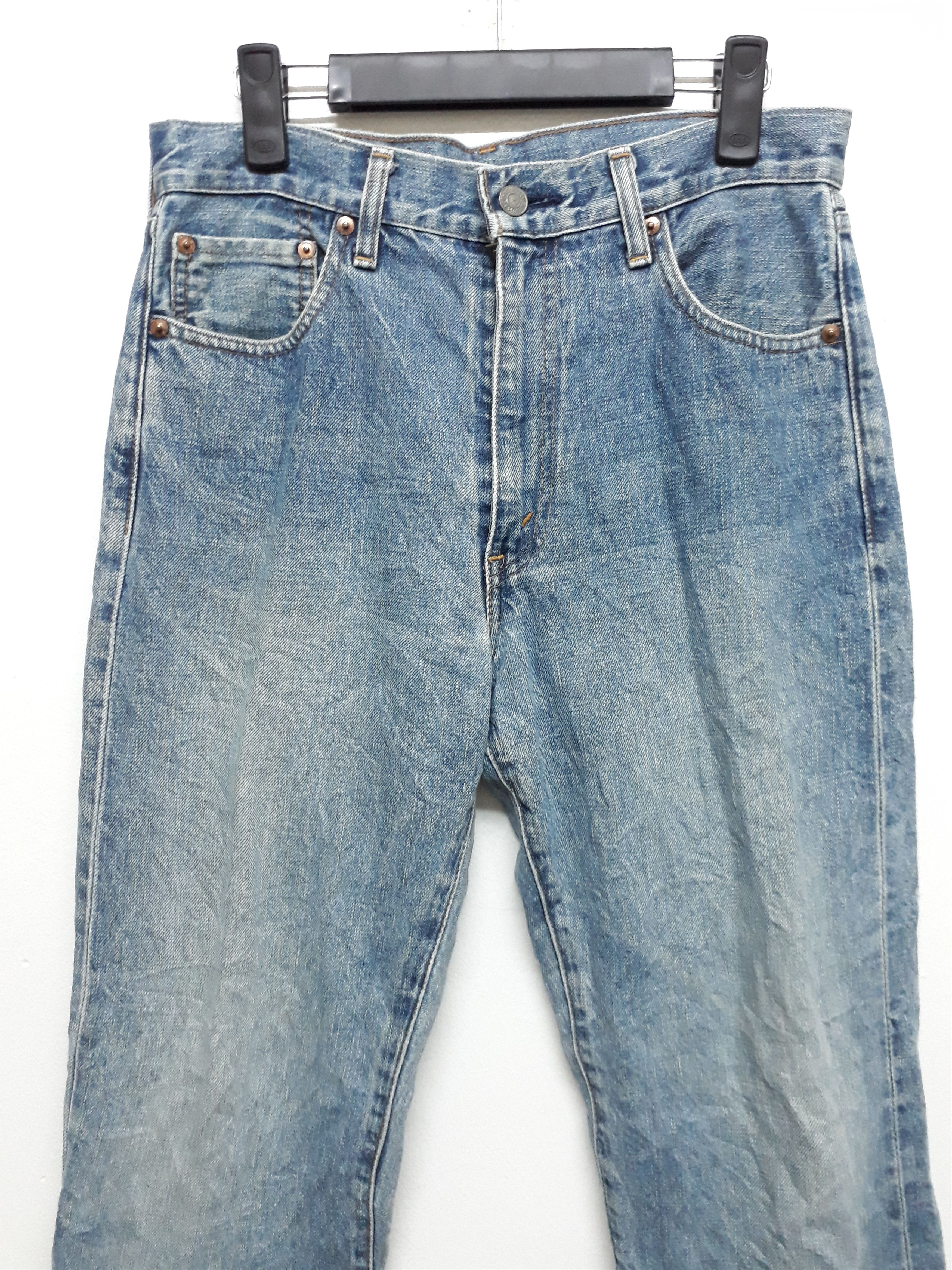 Levi's 💥Levi's 502 Big E Japanese Selvedge Stonewash Denim Pants Size US 31 - 12 Thumbnail