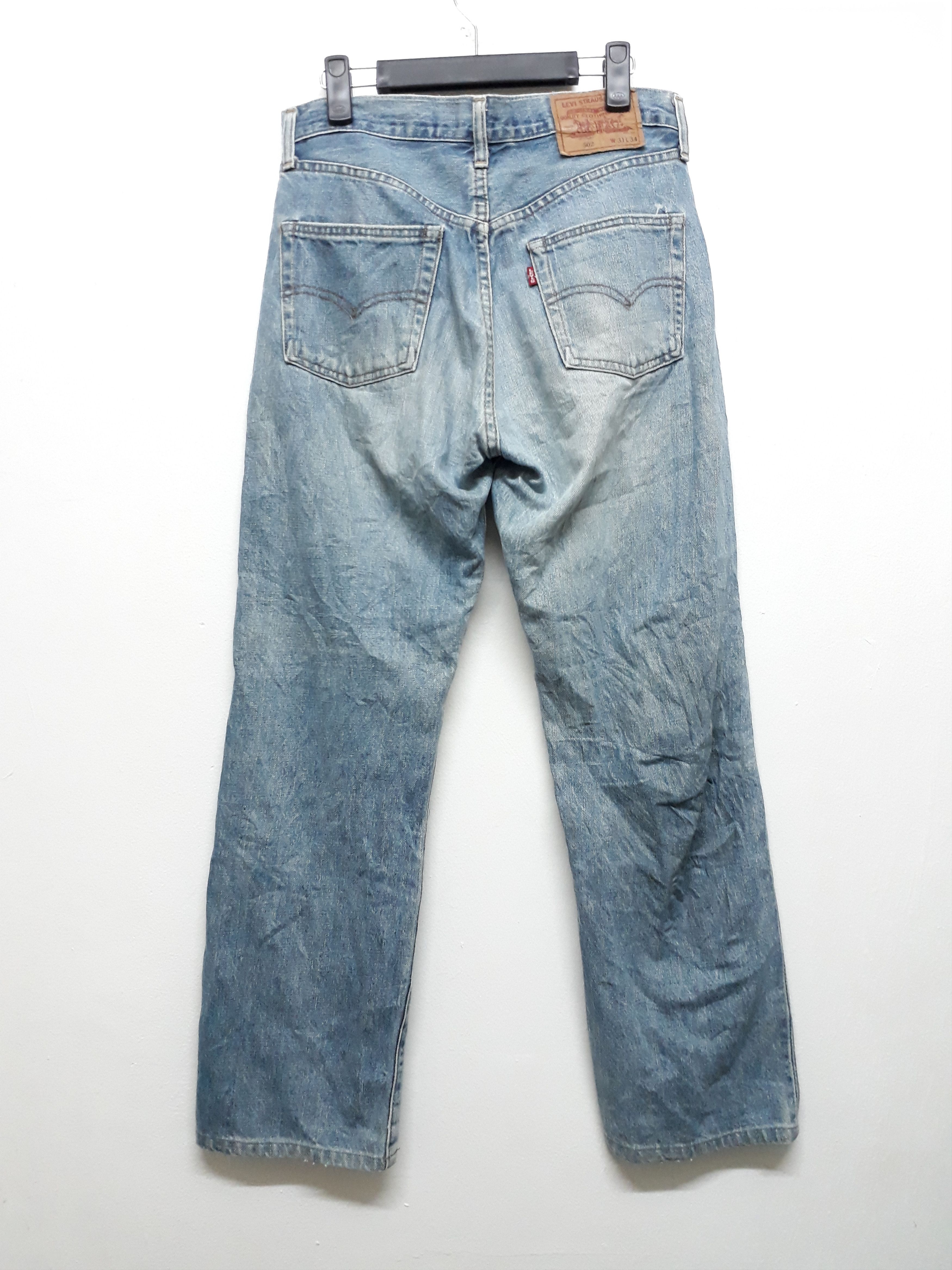 Levi's 💥Levi's 502 Big E Japanese Selvedge Stonewash Denim Pants Size US 31 - 10 Thumbnail