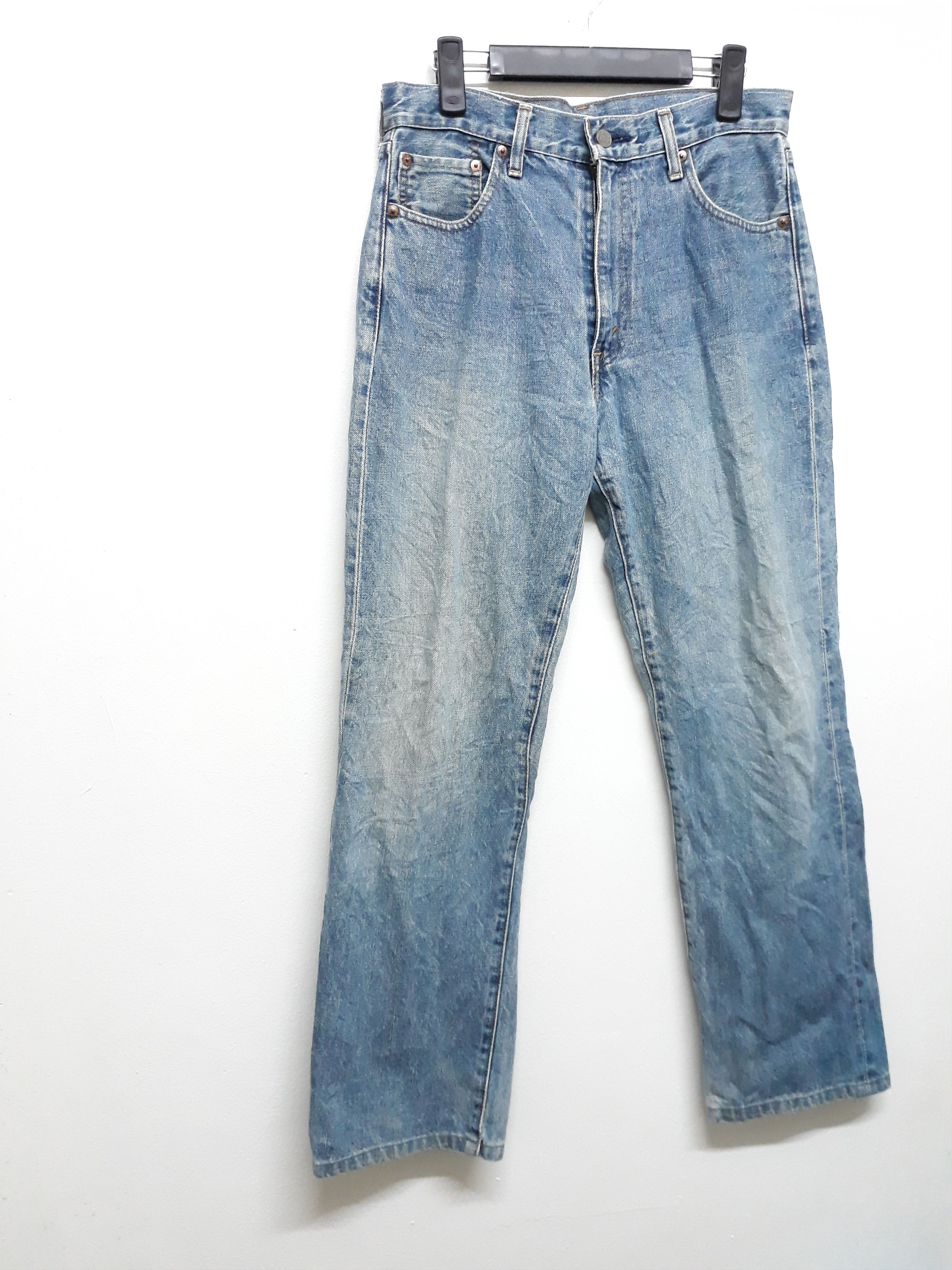Levi's 💥Levi's 502 Big E Japanese Selvedge Stonewash Denim Pants Size US 31 - 3 Thumbnail