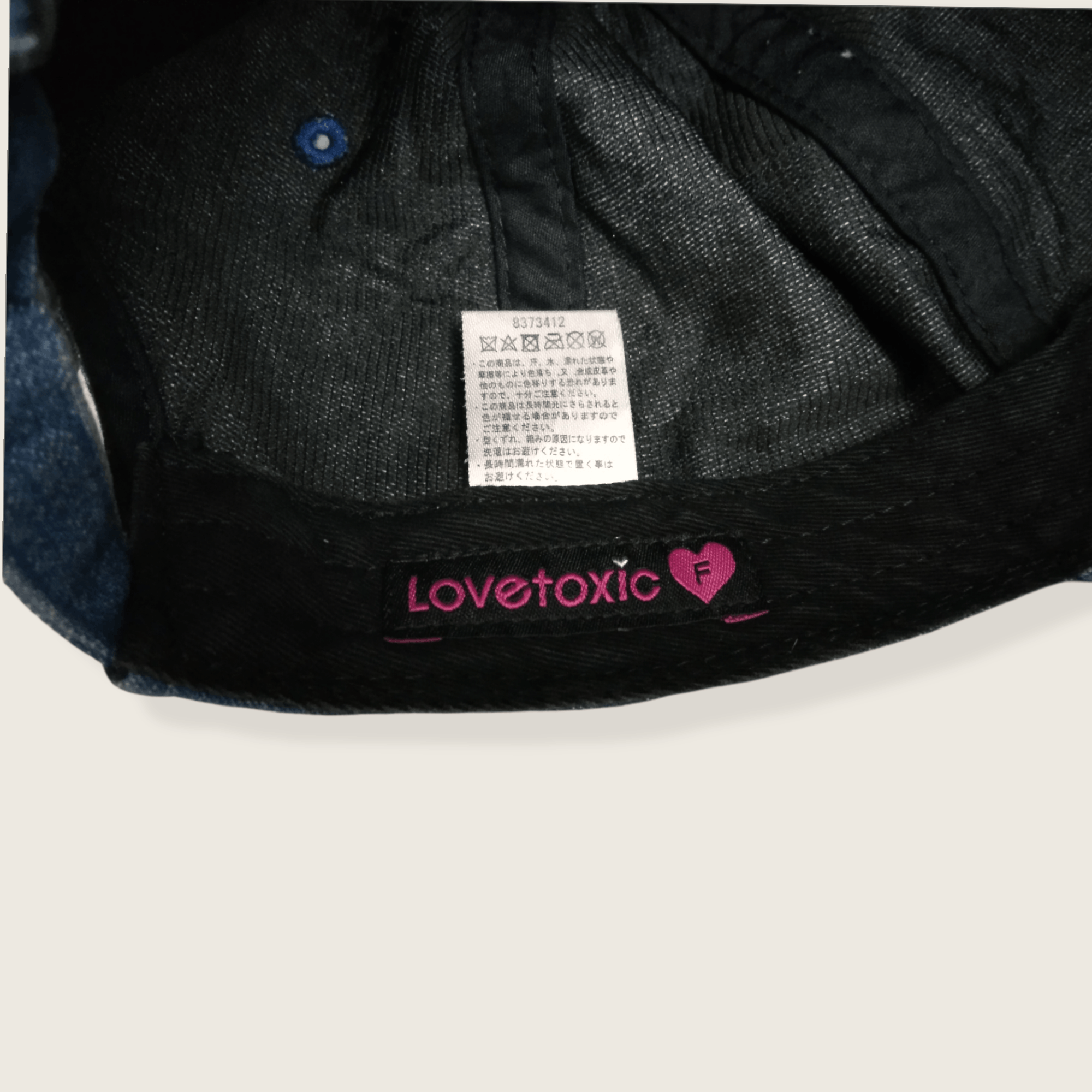 Japanese Brand LOVE TOXIC DENIM HAT Size ONE SIZE - 12 Thumbnail