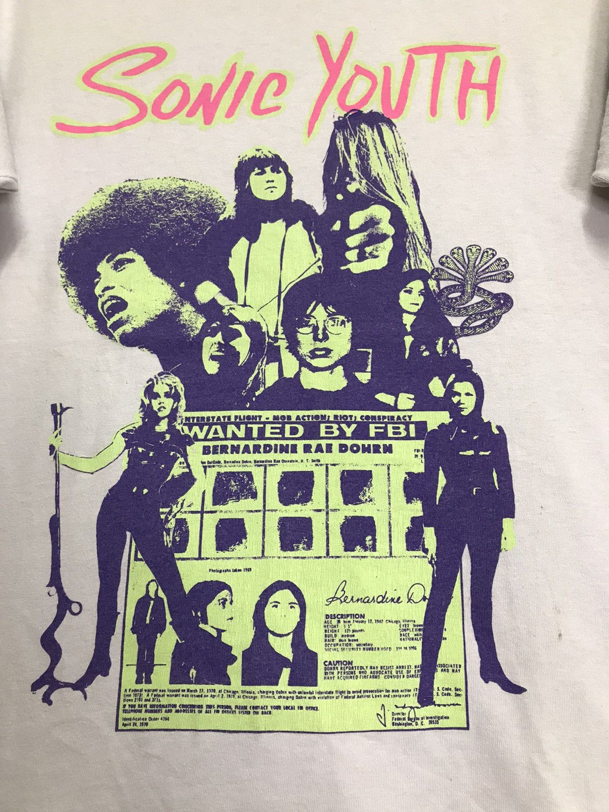 Band Tees Vintage Y2k SONIC YOUTH Band Shirt Size US S / EU 44-46 / 1 - 3 Thumbnail