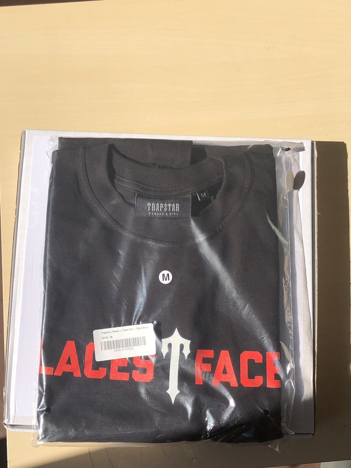 Places + Faces Trapstar x Places and Faces Black Tee Grailed