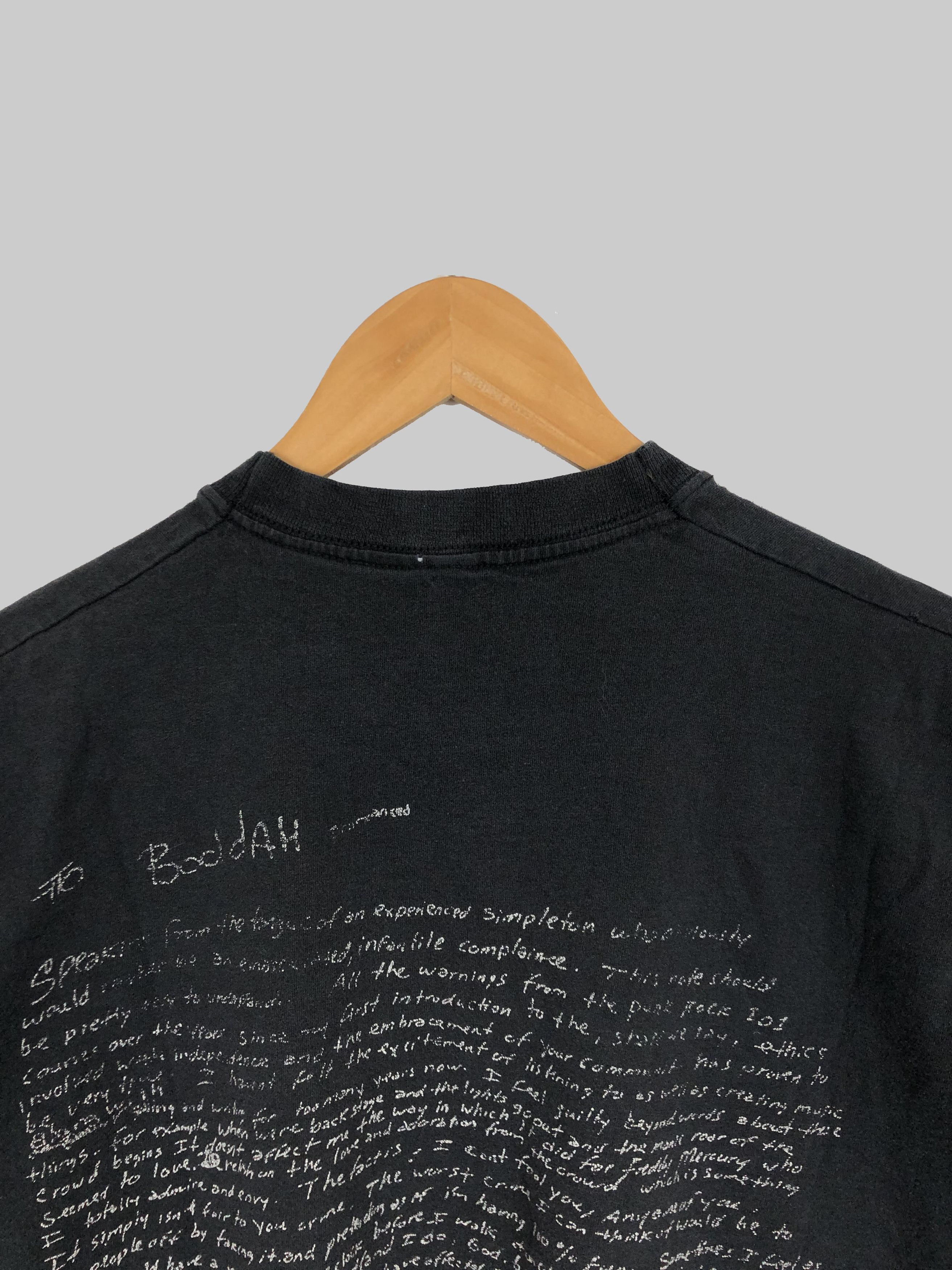 Band Tees Vintage 00s Nirvana Buddhist Beatitude Kurt Cobain Size US L / EU 52-54 / 3 - 4 Thumbnail
