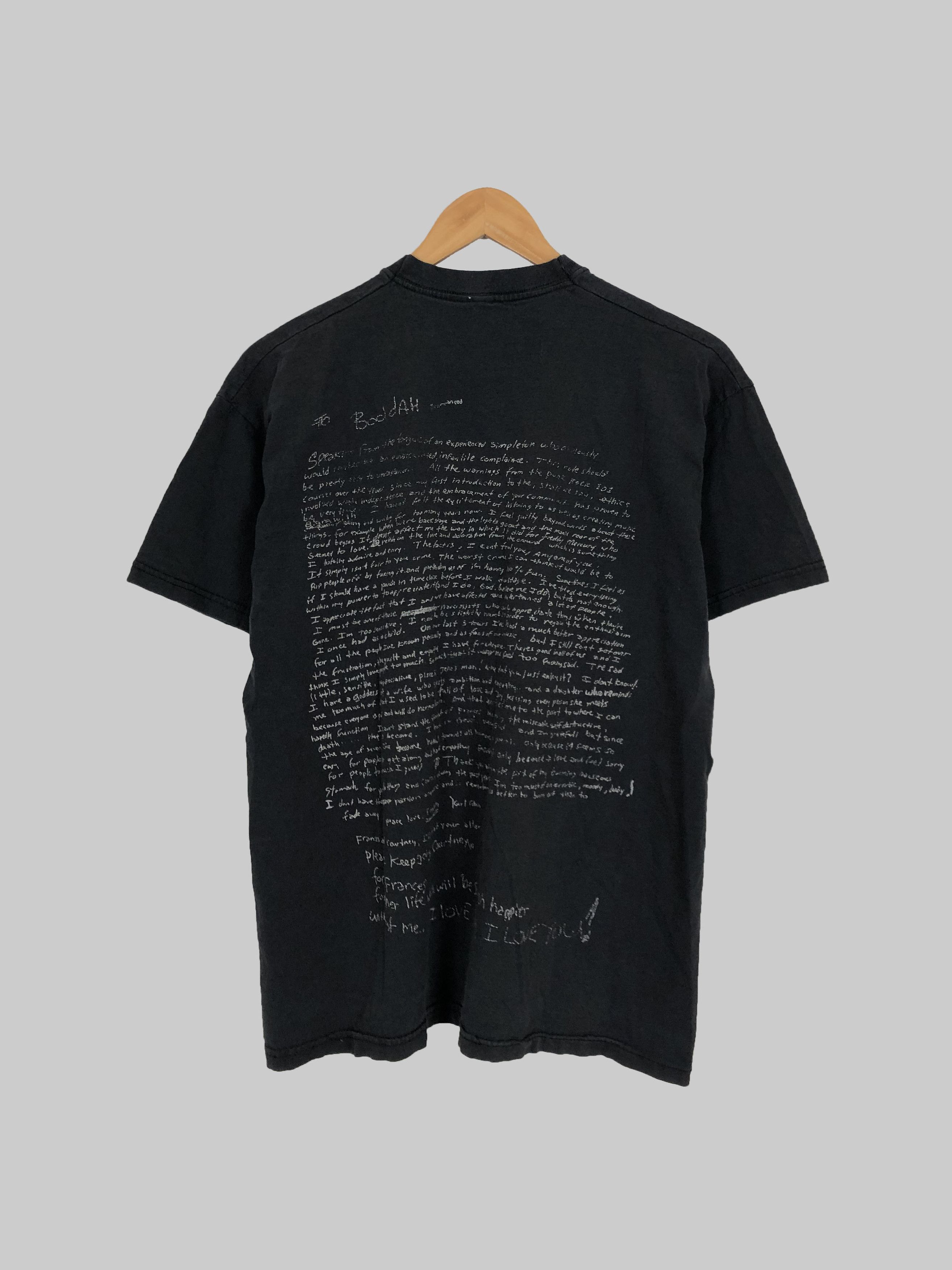 Band Tees Vintage 00s Nirvana Buddhist Beatitude Kurt Cobain Size US L / EU 52-54 / 3 - 2 Thumbnail