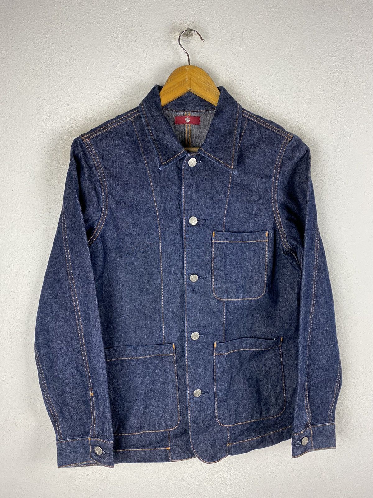 Japanese Brand C 17 CHORE JACKET DENIM JACKET Size US M / EU 48-50 / 2 - 3 Thumbnail