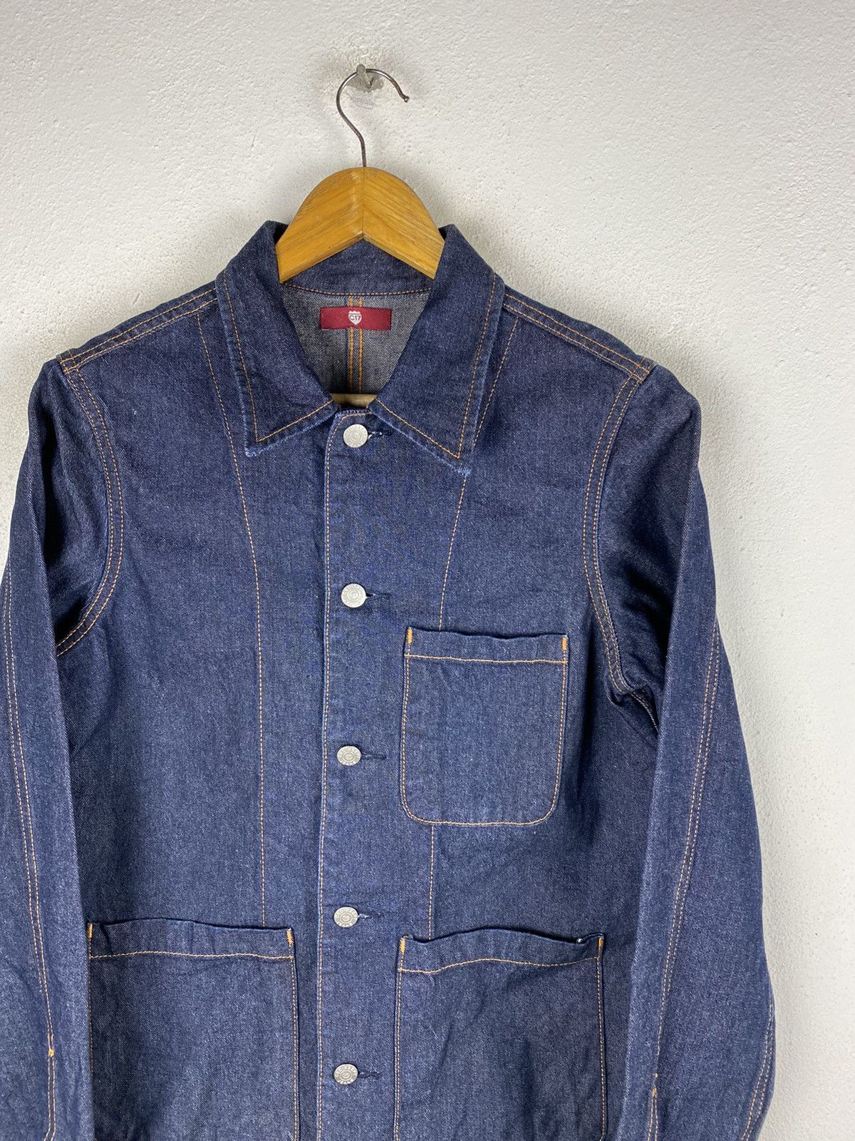 Japanese Brand C 17 CHORE JACKET DENIM JACKET Size US M / EU 48-50 / 2 - 6 Thumbnail