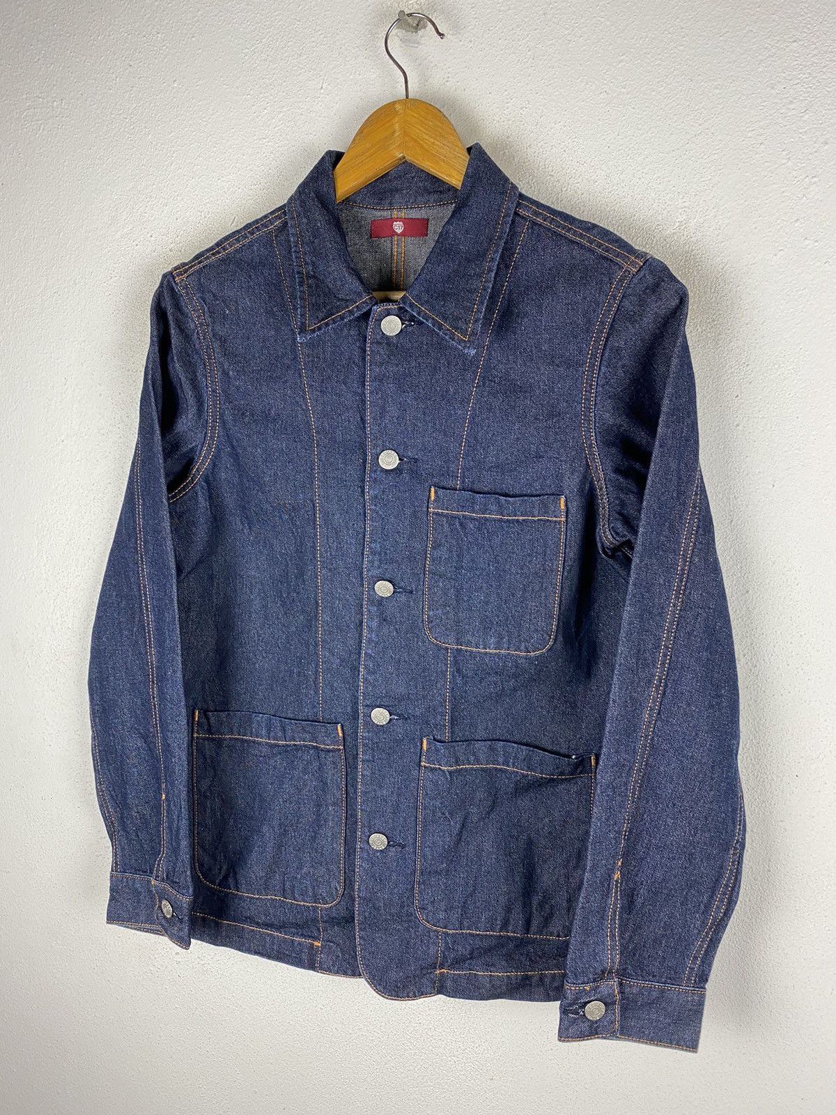 Japanese Brand C 17 CHORE JACKET DENIM JACKET Size US M / EU 48-50 / 2 - 5 Thumbnail