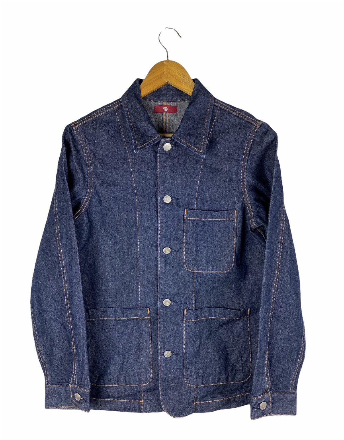 Japanese Brand C 17 CHORE JACKET DENIM JACKET Size US M / EU 48-50 / 2 - 1 Thumbnail