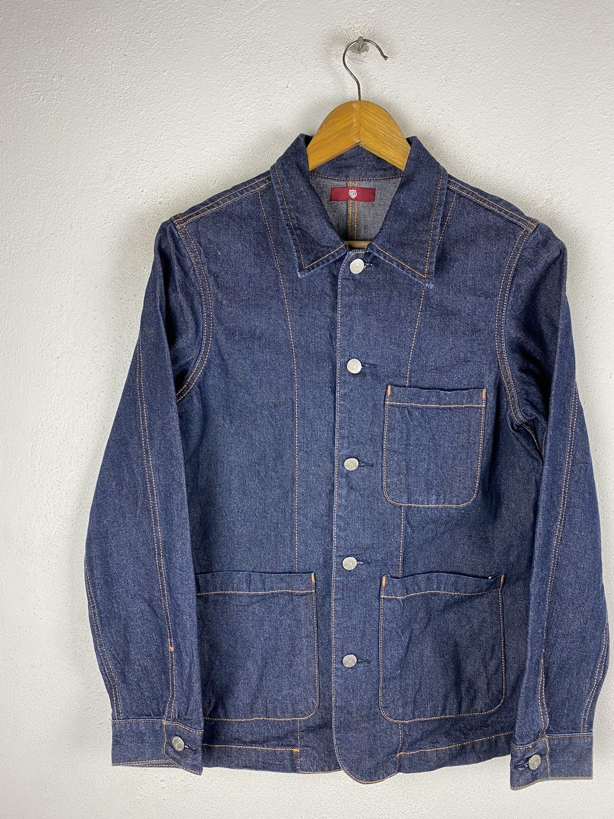 Japanese Brand C 17 CHORE JACKET DENIM JACKET Size US M / EU 48-50 / 2 - 4 Thumbnail