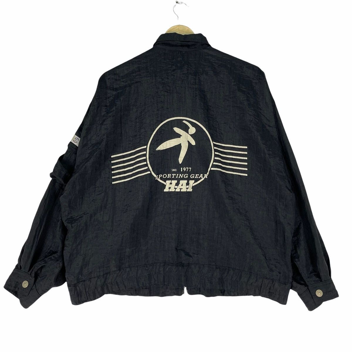 🌟80s HAI SPORTING GEAR ISSEY BOMBER MIYAKE ZIPPER JACKET