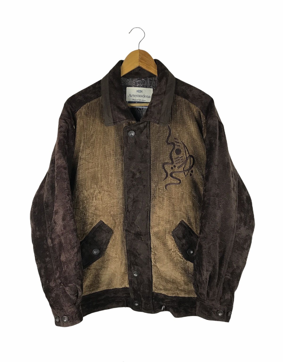 Vintage ARTEMODENA CLASSICAL SPORTSWEAR CORDUROY STYLE JACKET Size US L / EU 52-54 / 3 - 1 Thumbnail