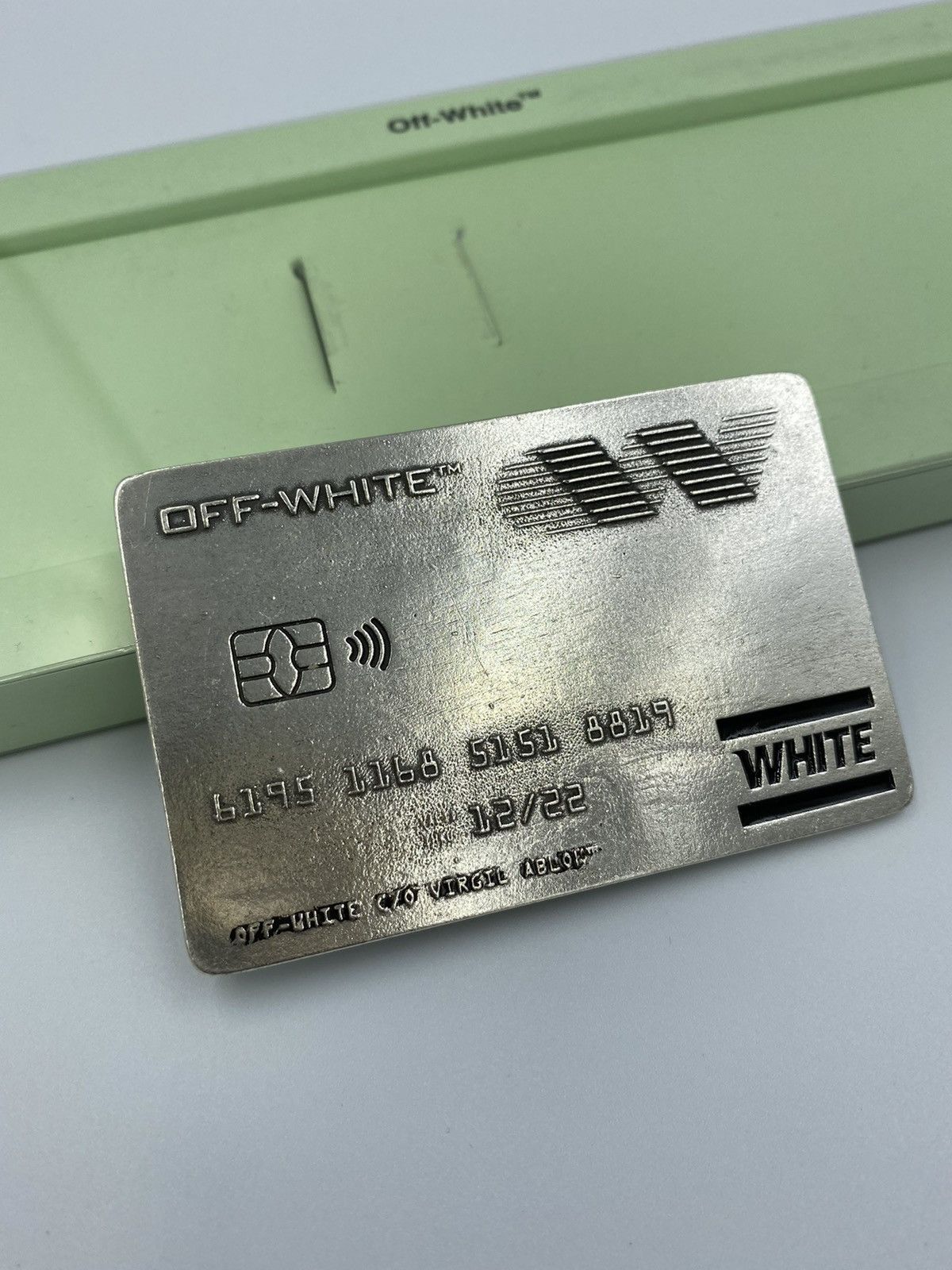 Offwhite Credit Card Money Clip
