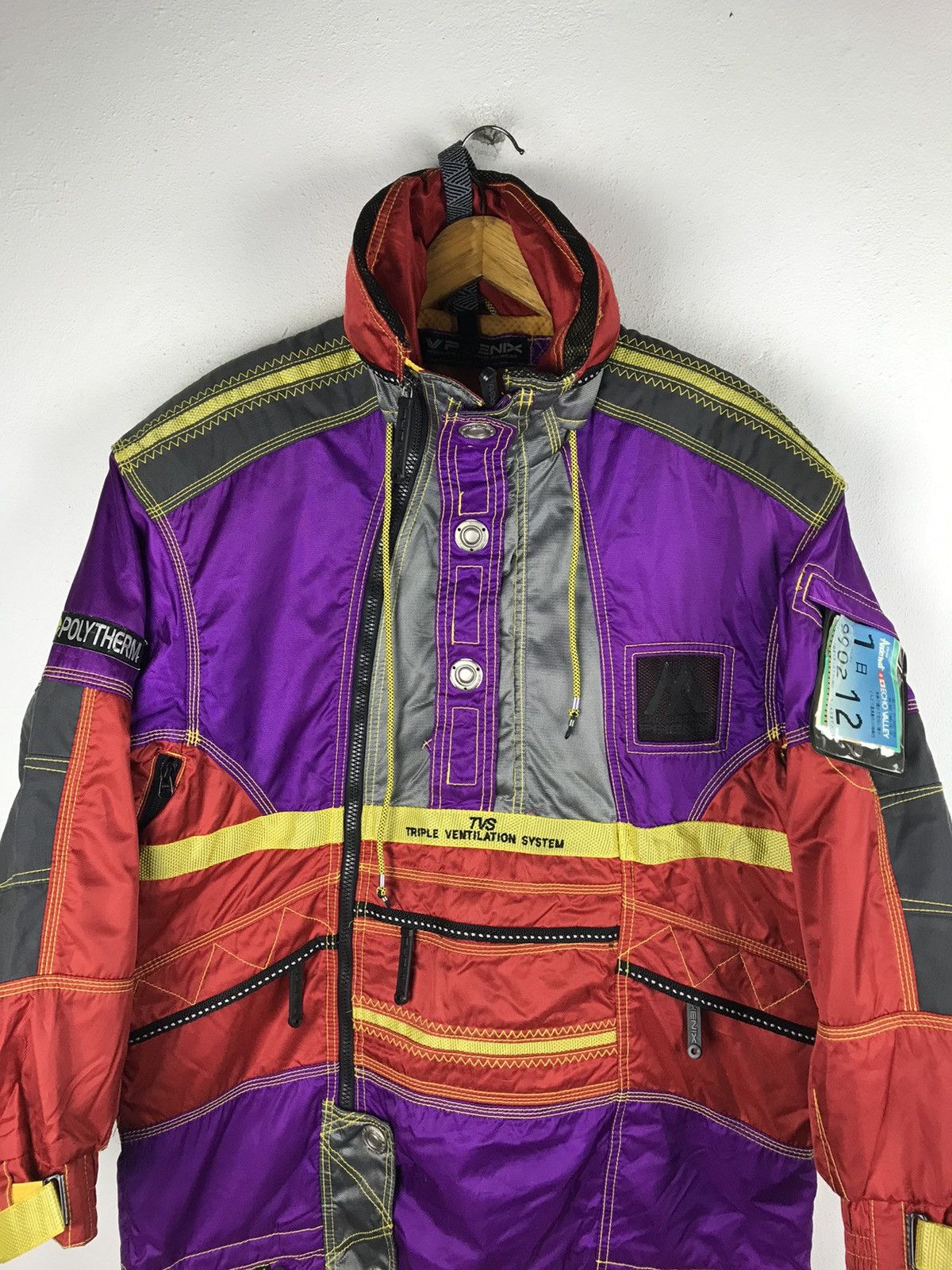 Japanese Brand Vintage 90s PHENIX Ski Jacket TVS Triple Ventilation System Size US L / EU 52-54 / 3 - 5 Thumbnail