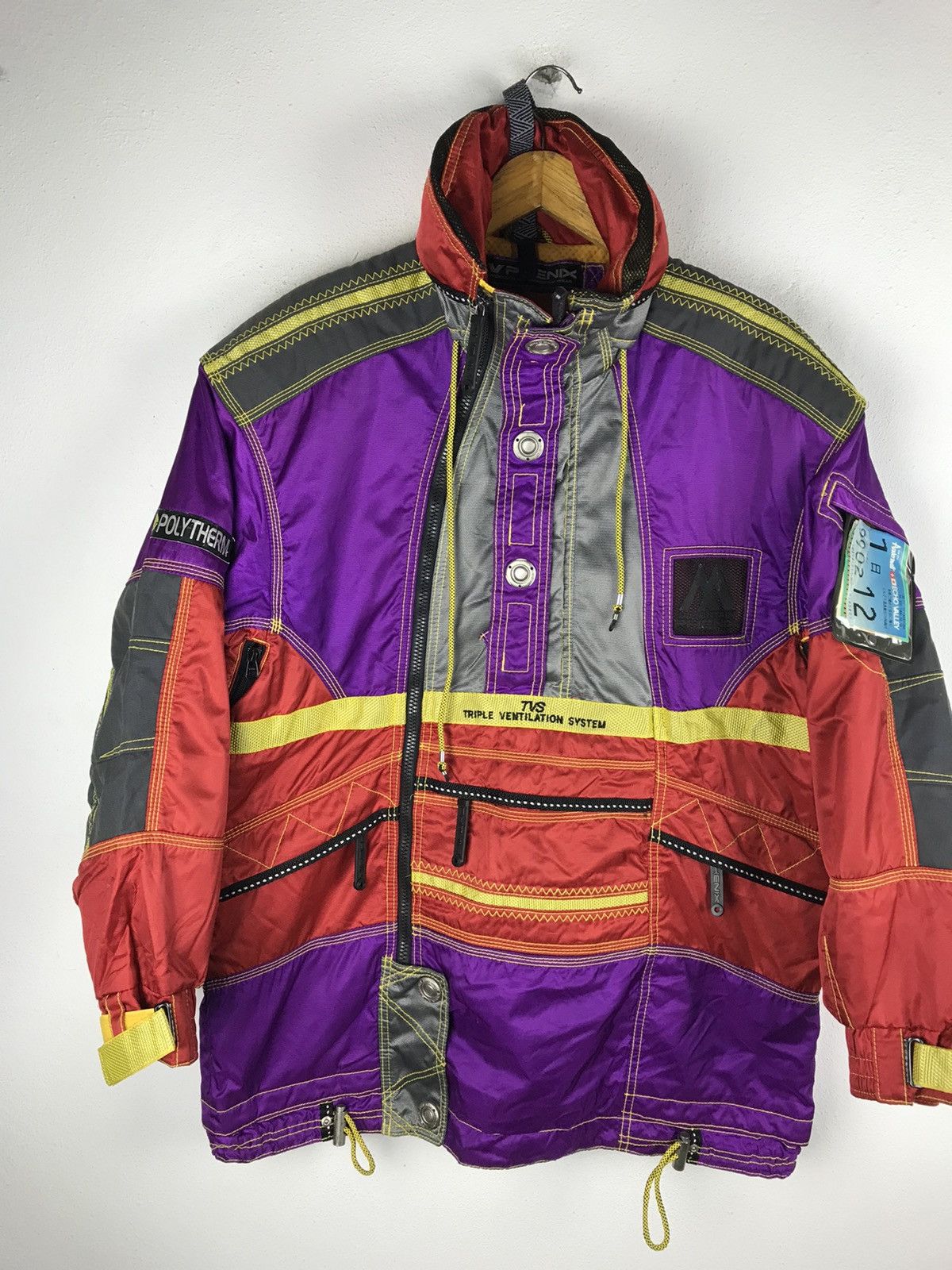 Japanese Brand Vintage 90s PHENIX Ski Jacket TVS Triple Ventilation System Size US L / EU 52-54 / 3 - 4 Thumbnail