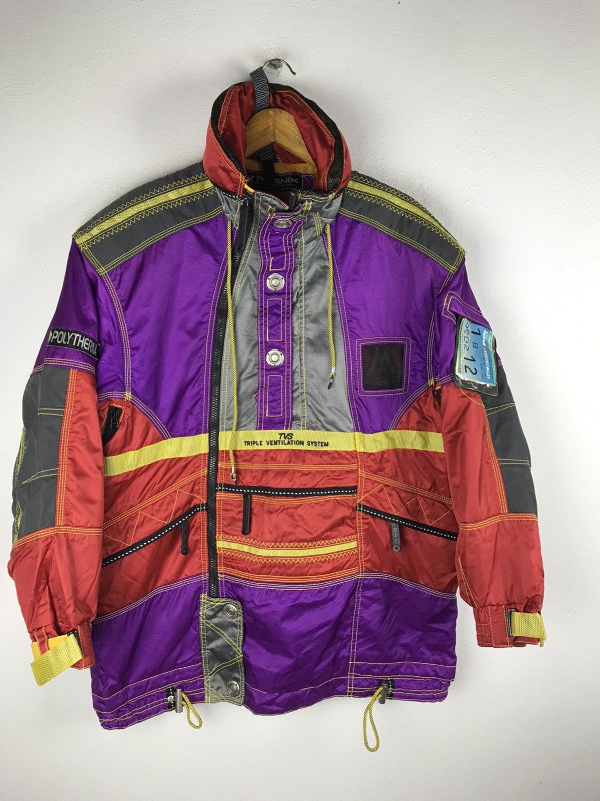 Japanese Brand Vintage 90s PHENIX Ski Jacket TVS Triple Ventilation System Size US L / EU 52-54 / 3 - 3 Thumbnail