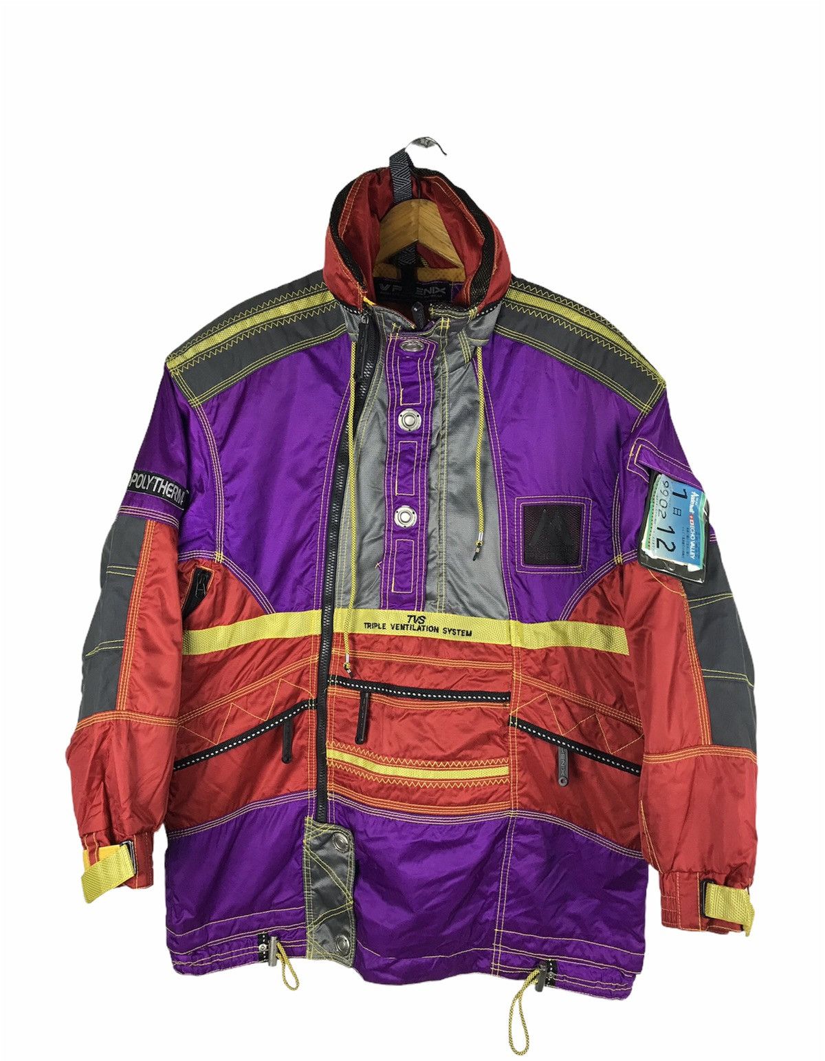 Japanese Brand Vintage 90s PHENIX Ski Jacket TVS Triple Ventilation System Size US L / EU 52-54 / 3 - 1 Thumbnail